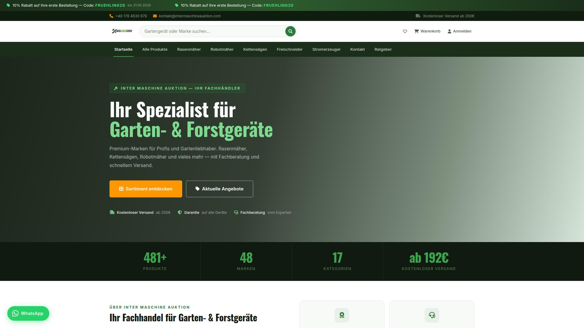 Screenshot intermaschineauktion.com