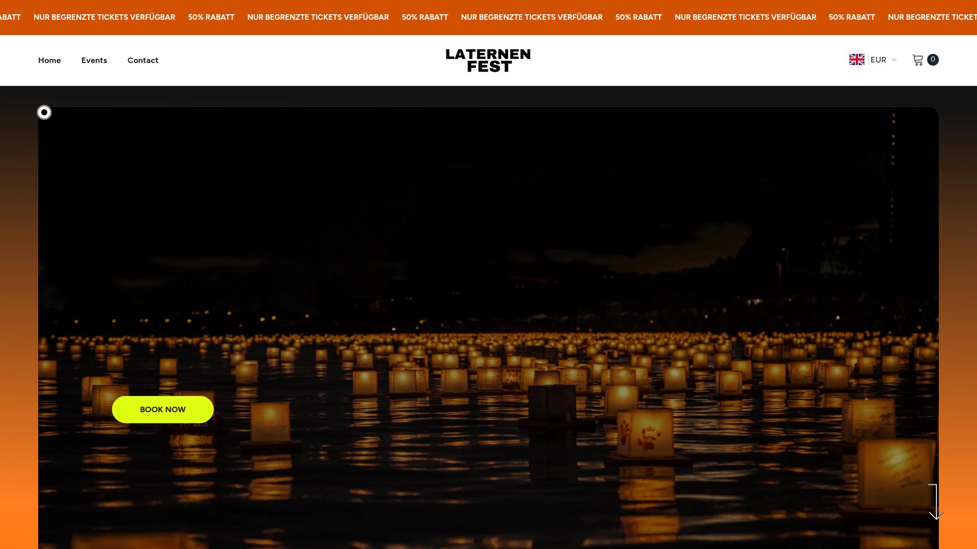 Screenshot laternenfestival.com