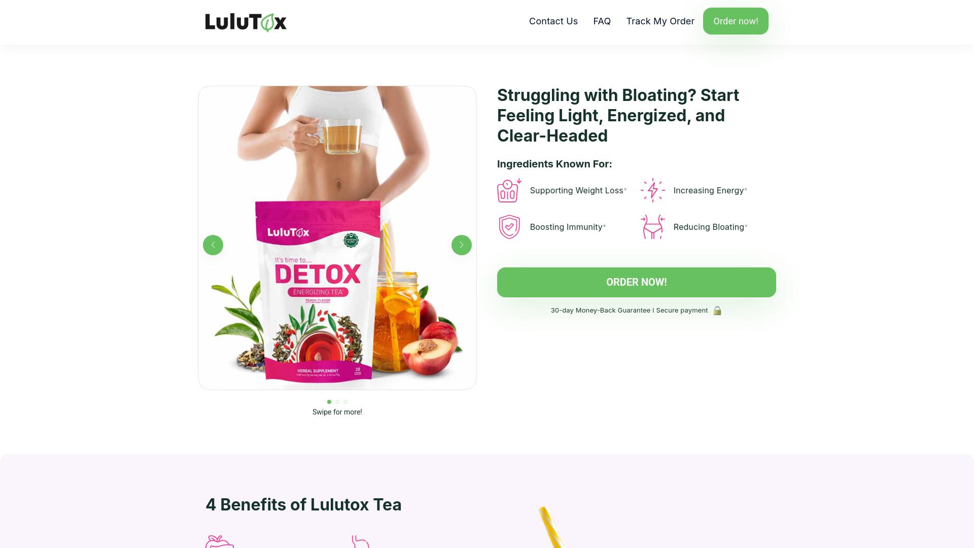 Screenshot lulutox.com