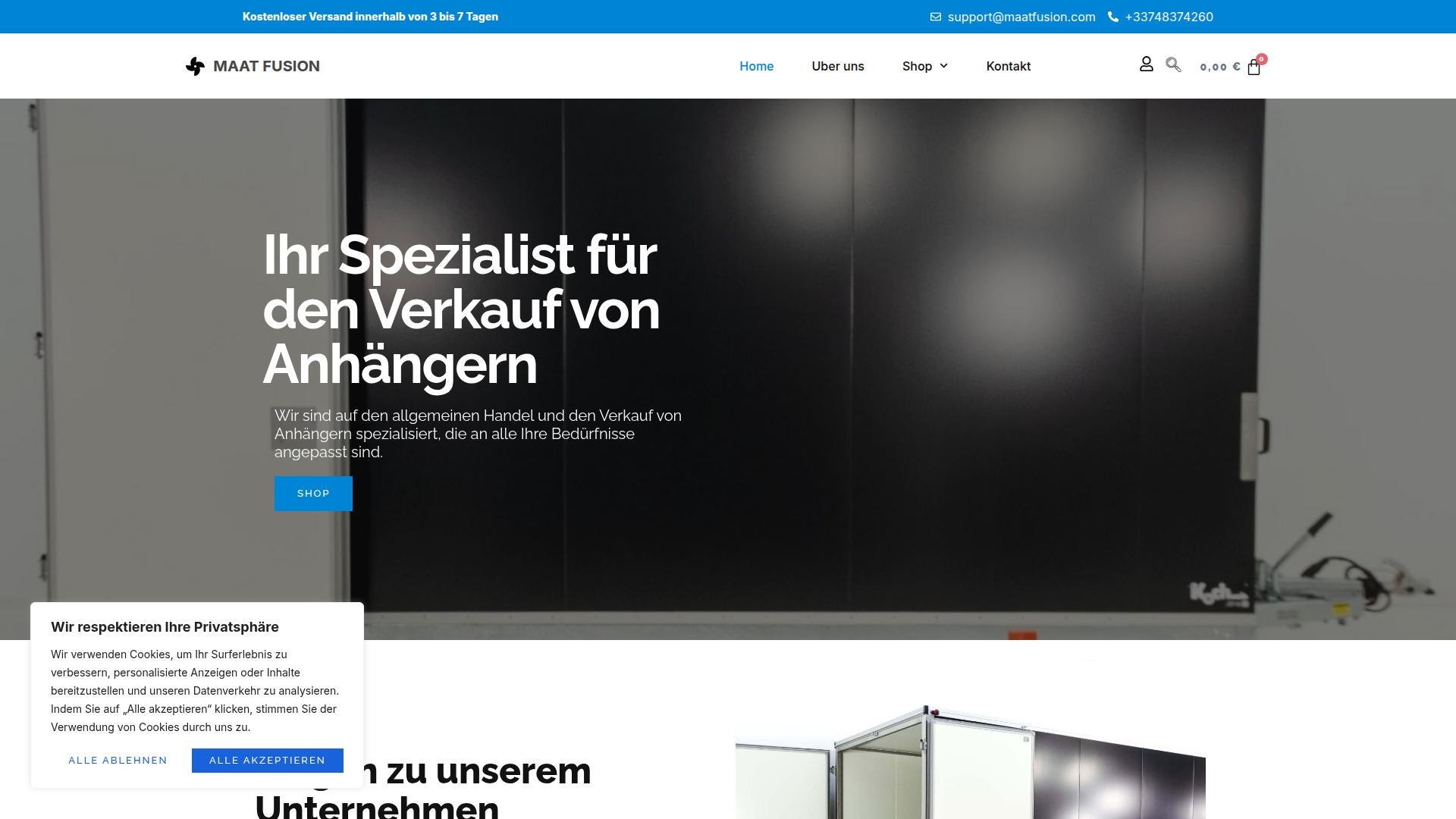 Screenshot maatfusion.com