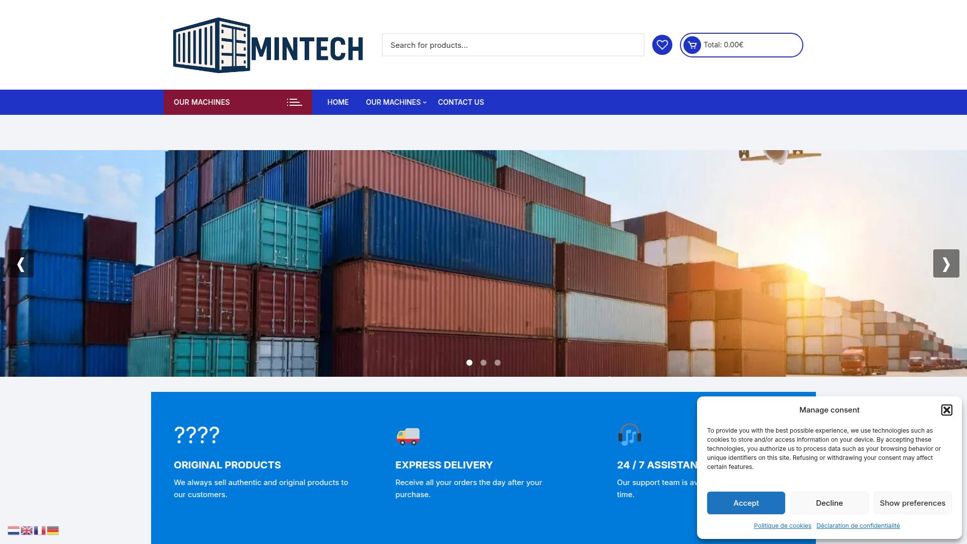 Screenshot mintechh.com