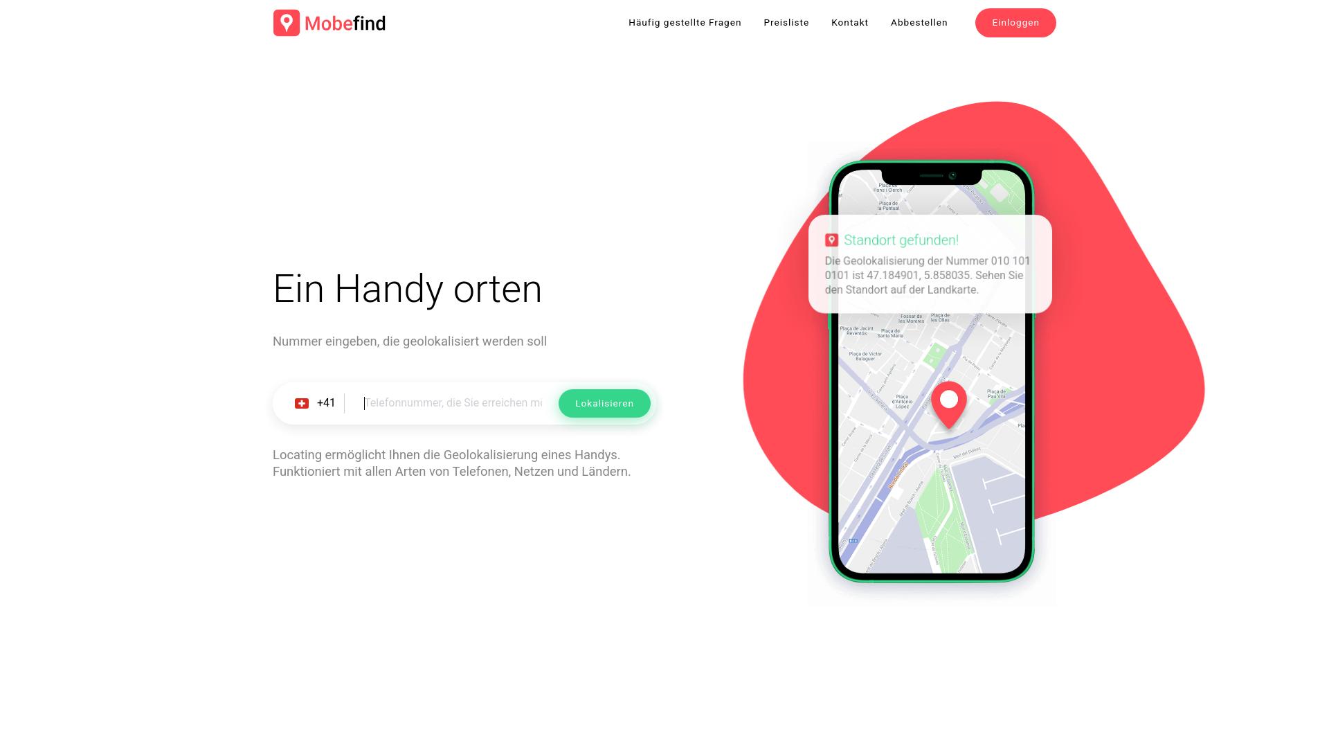 Screenshot mobefind-de.com