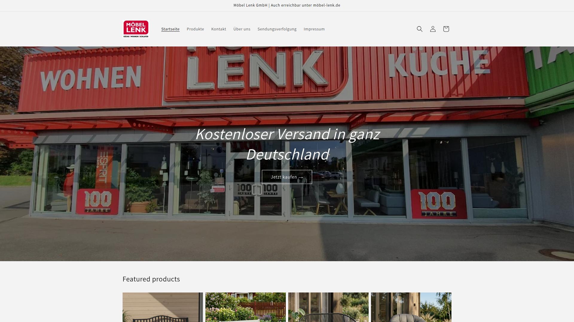 Screenshot mobel-lenk.store