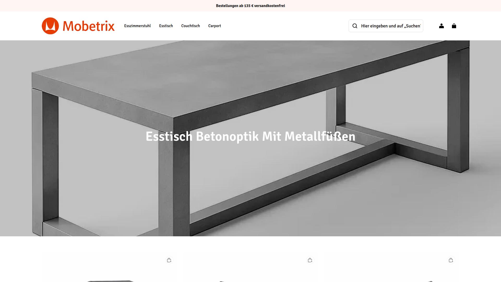 Screenshot mobetrix.com