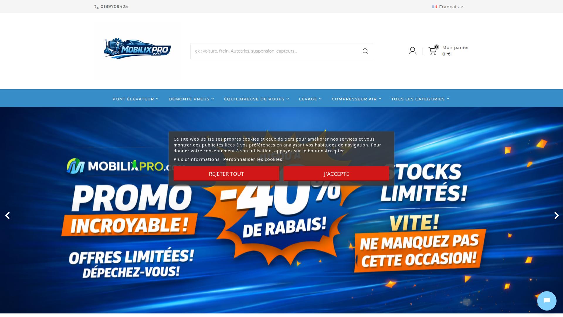 Screenshot mobilixpro.com