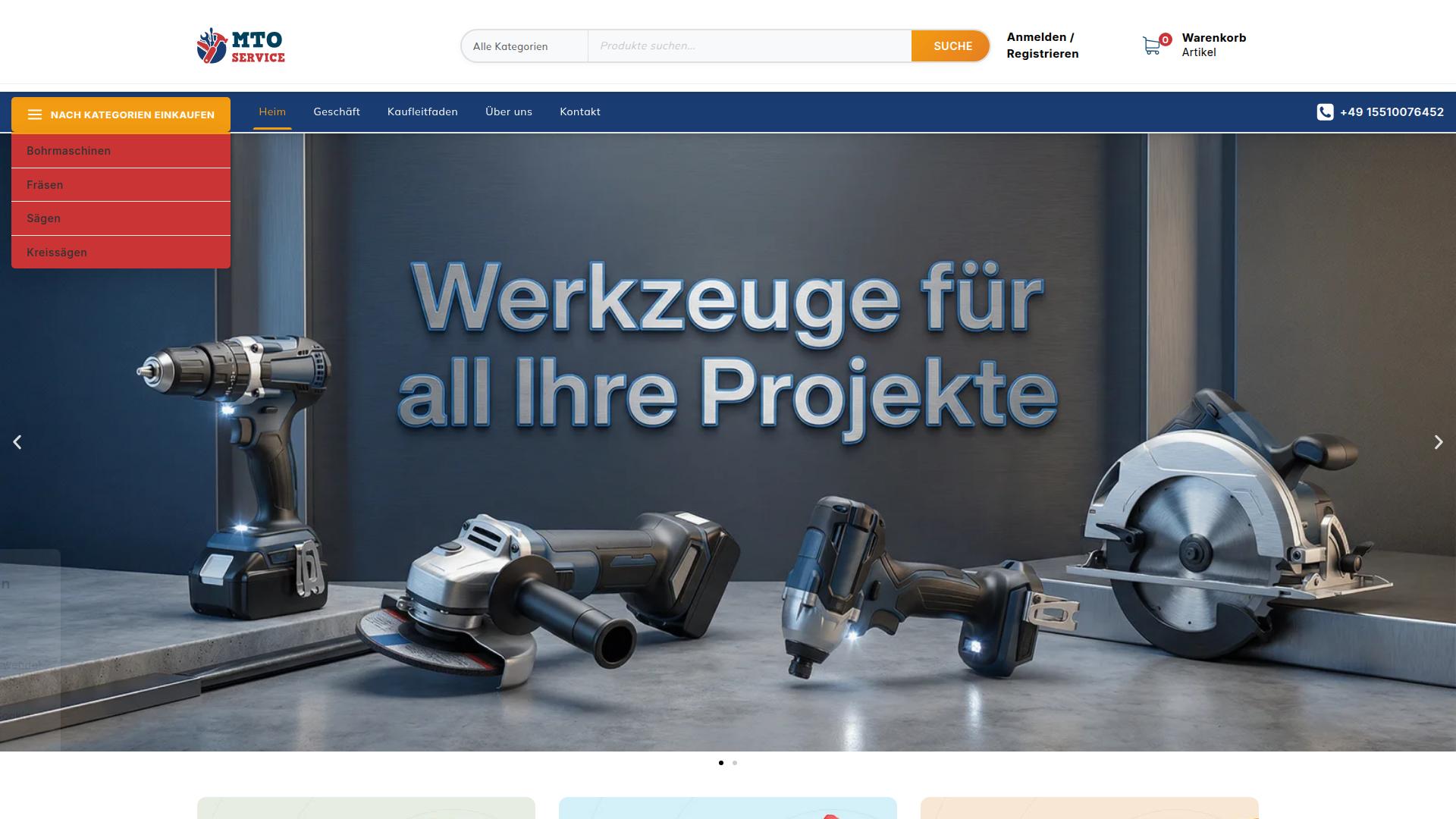 Screenshot mto-service.com