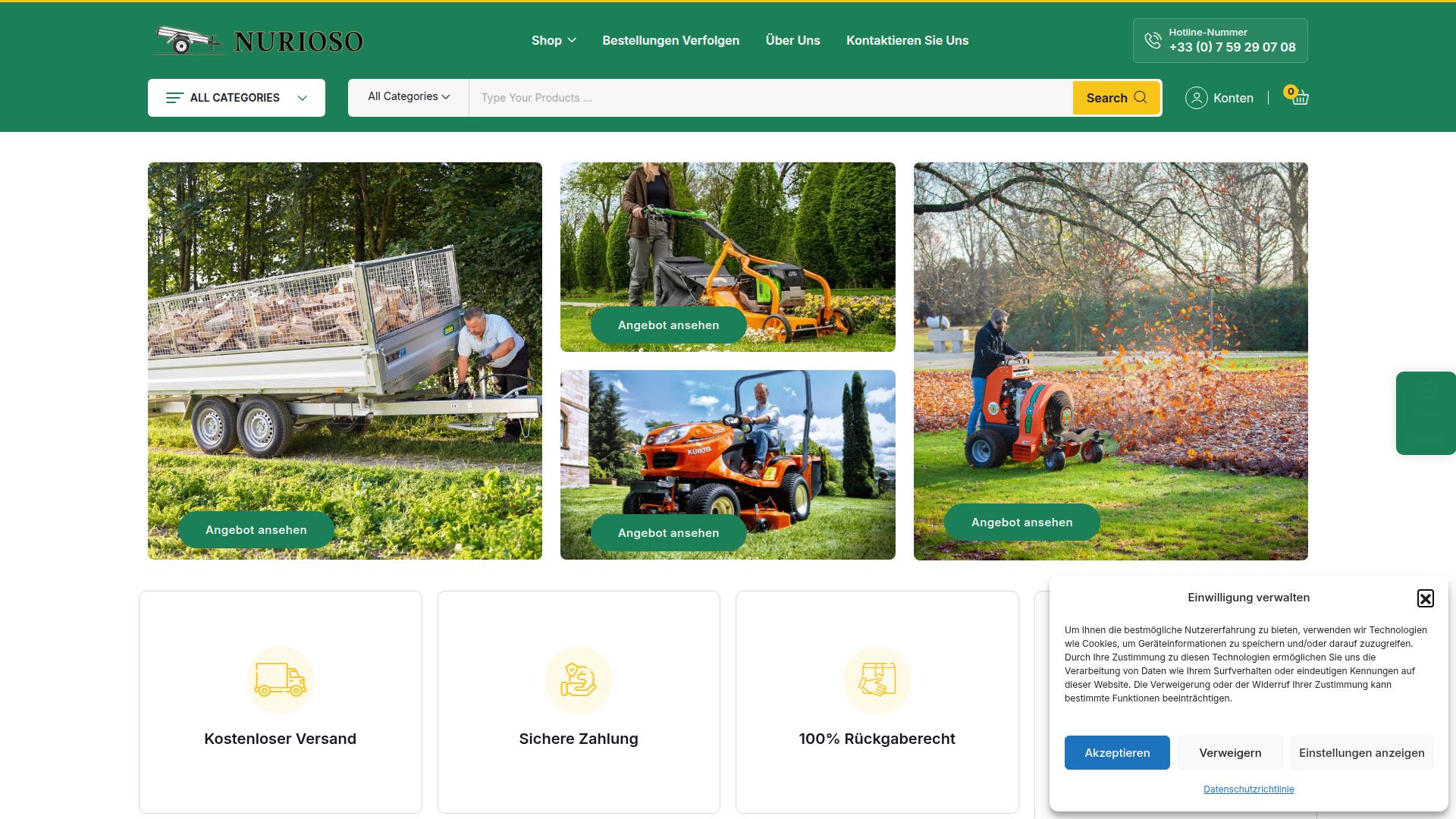 Screenshot nurioso.com
