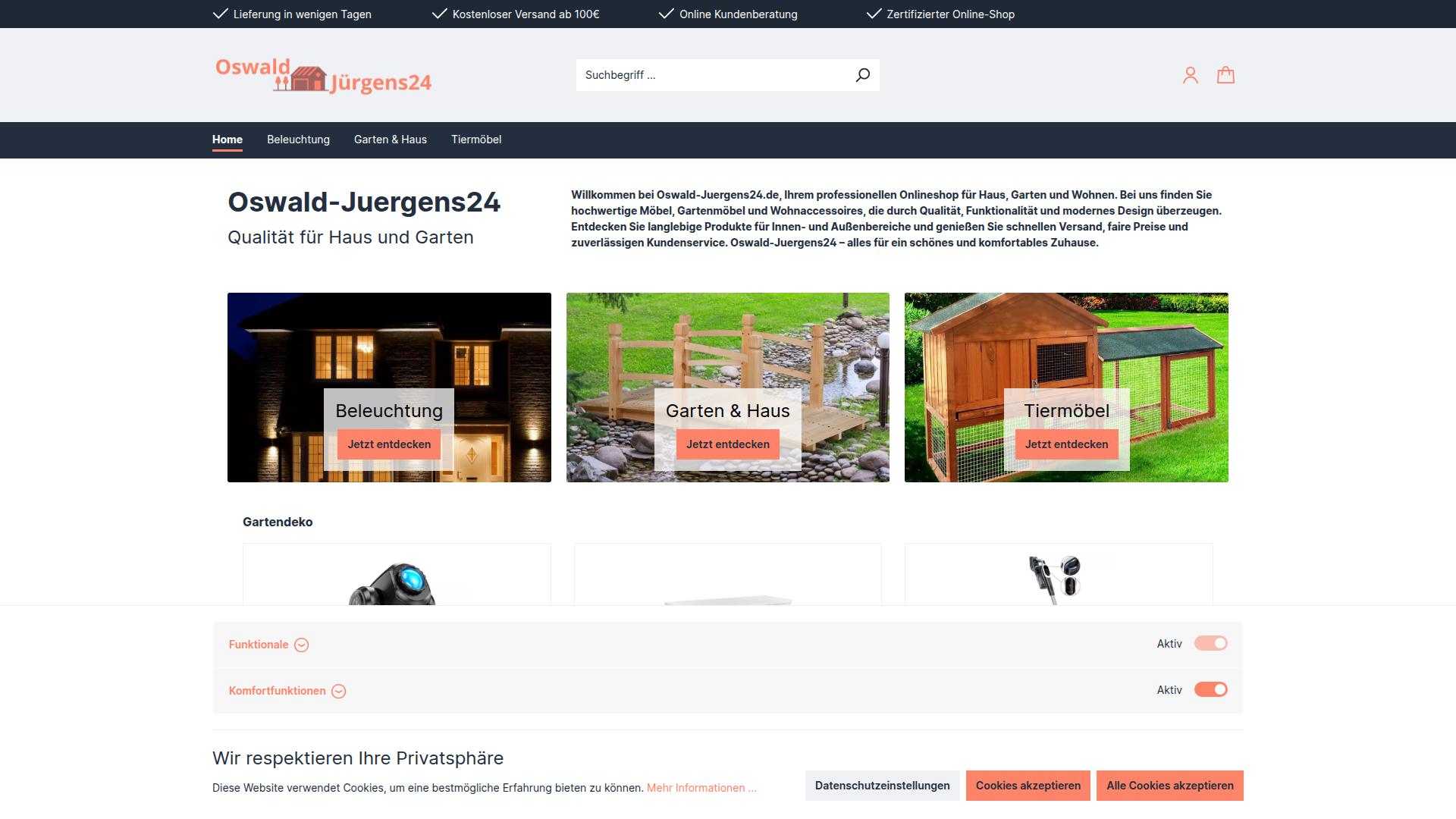 Screenshot oswald-juergens24.de