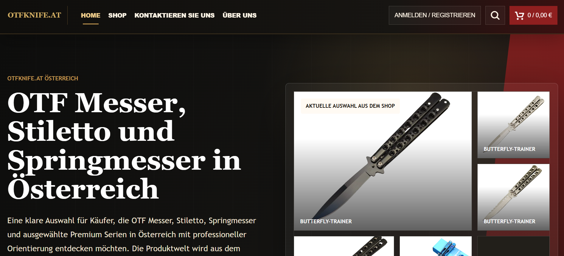 Screenshot otfknife.at