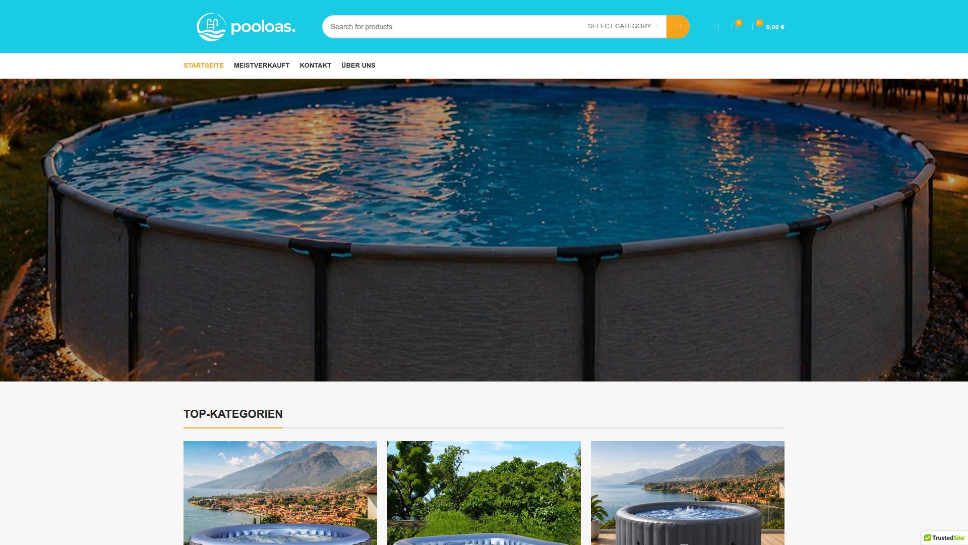 Screenshot pooloas.de