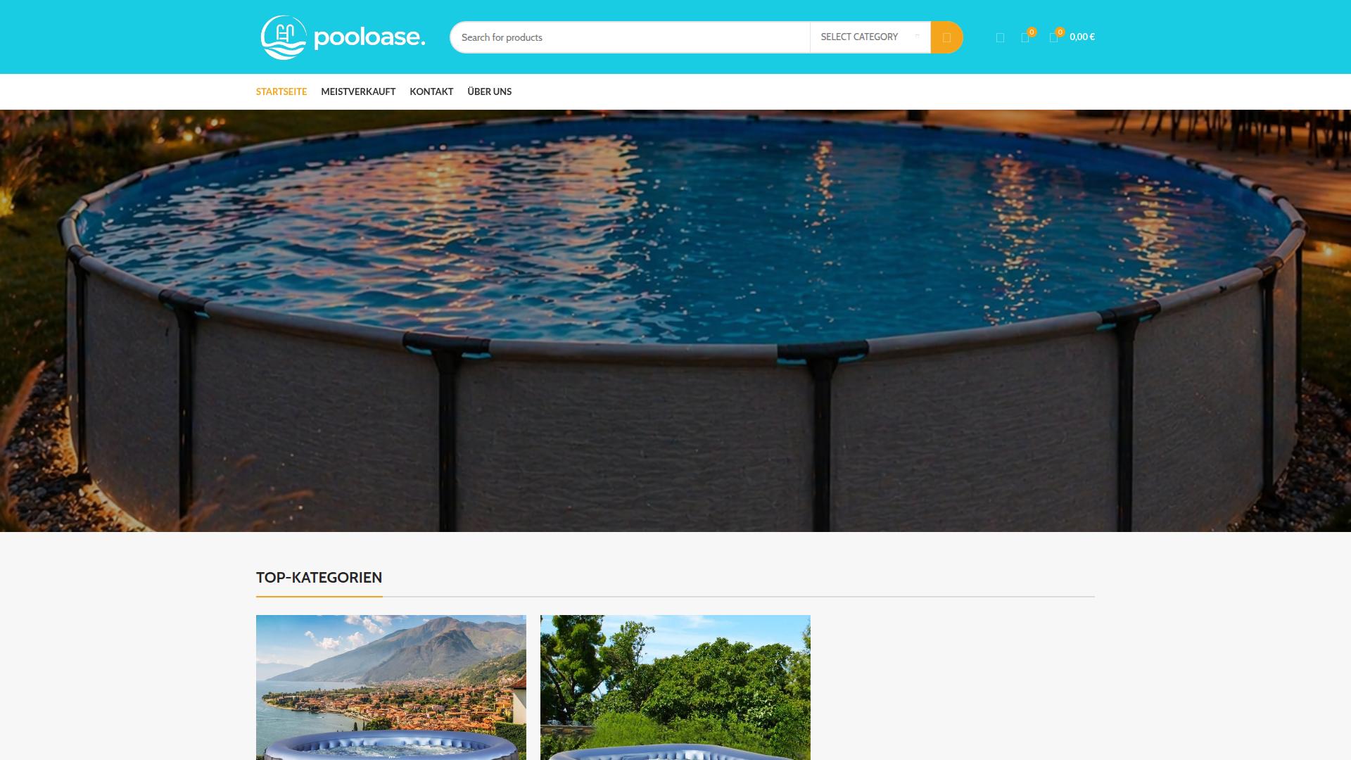 Screenshot pooloase.shop