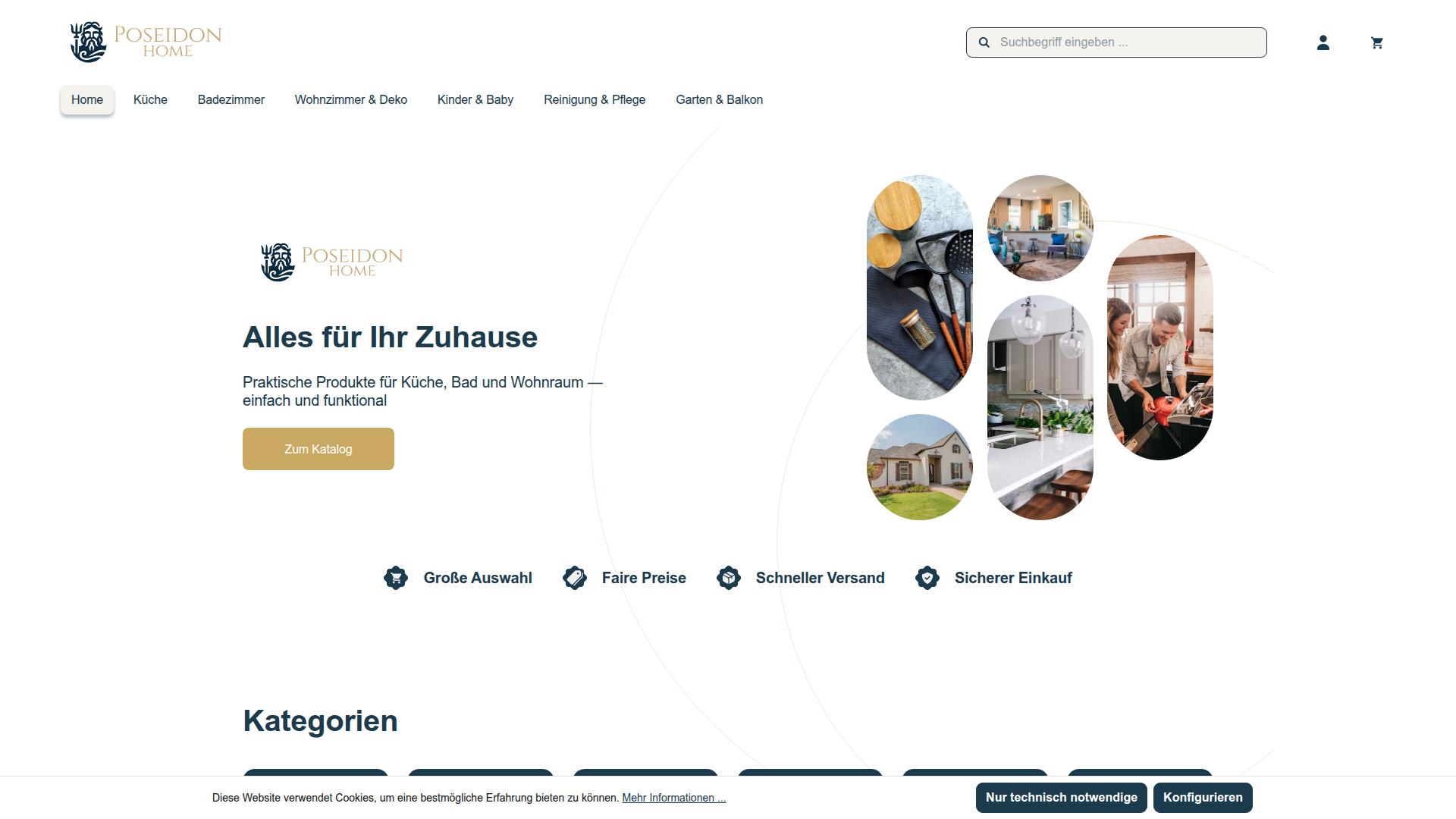 Screenshot poseidon-home.com