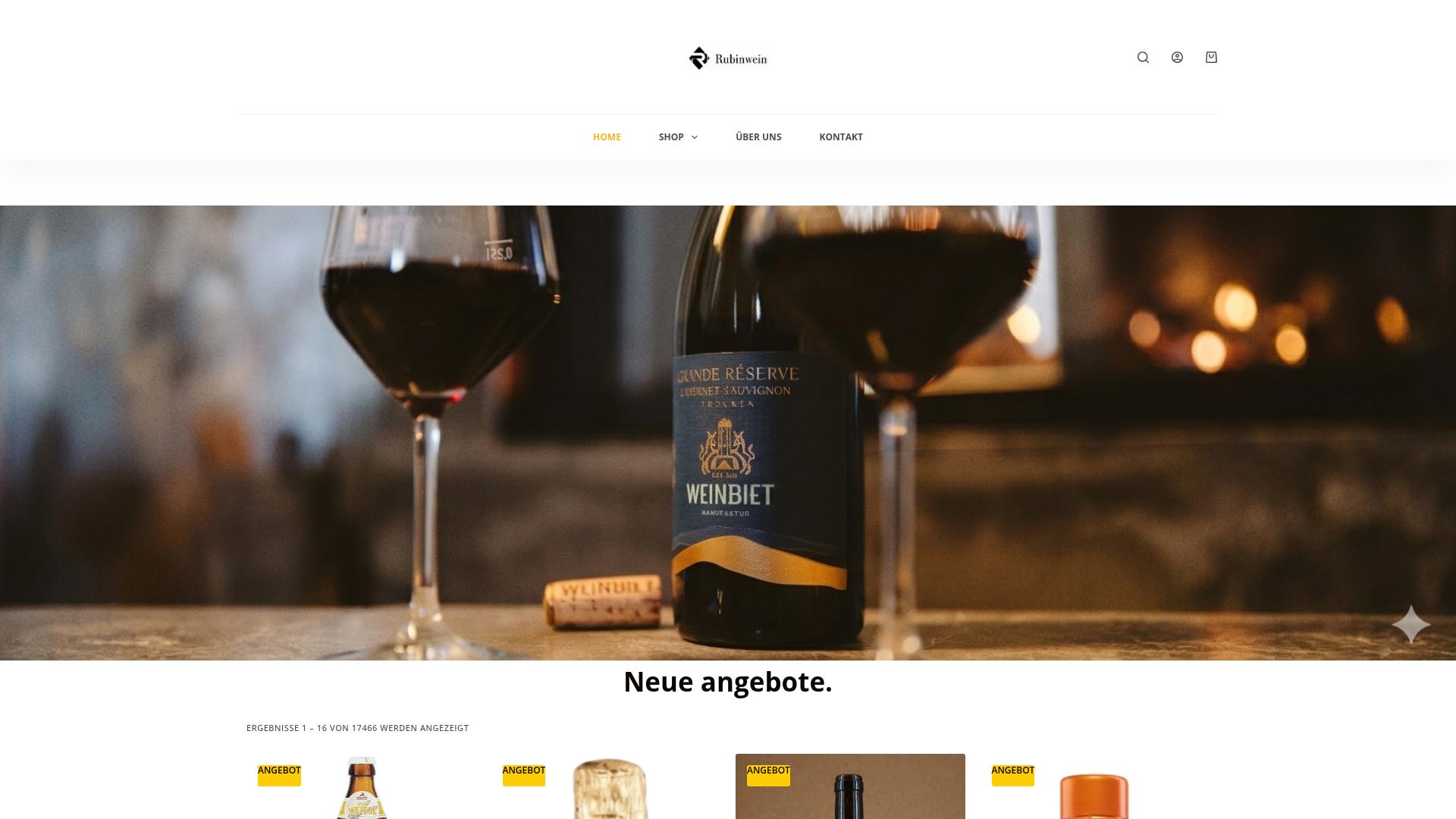Screenshot rubinwein.com