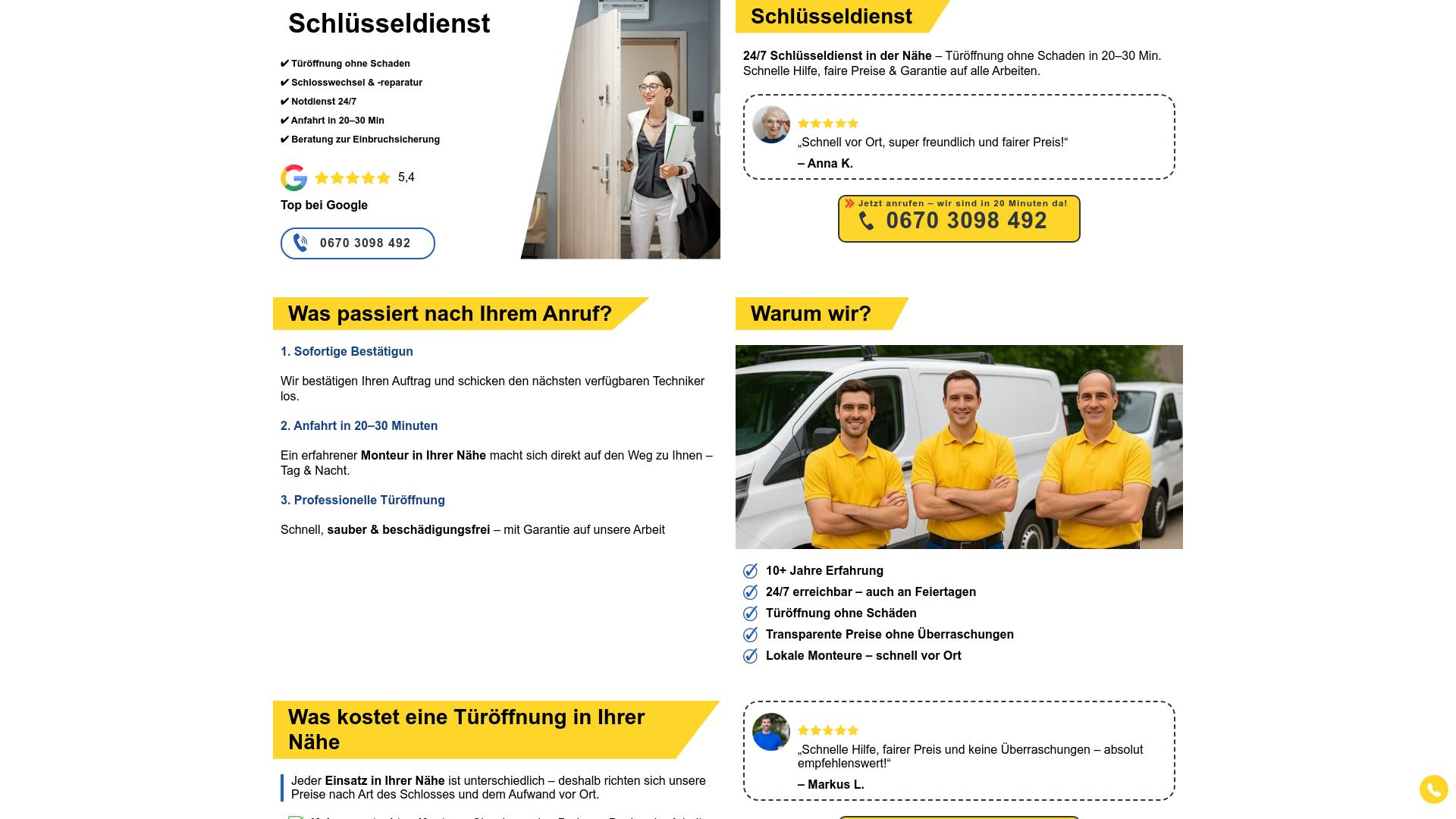 Screenshot schluesseldienst-hilft.at