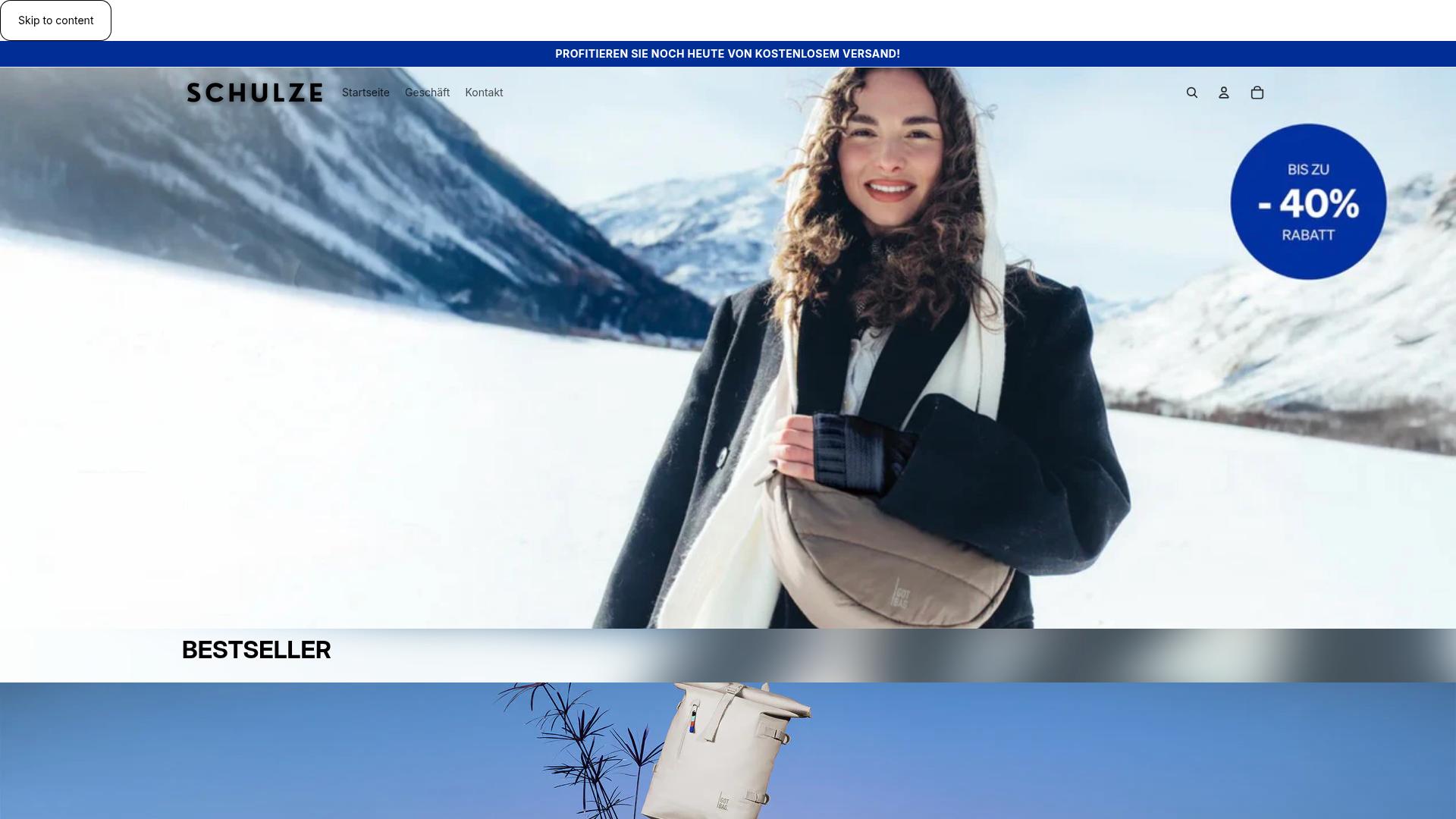 Screenshot schulze1.myshopify.com