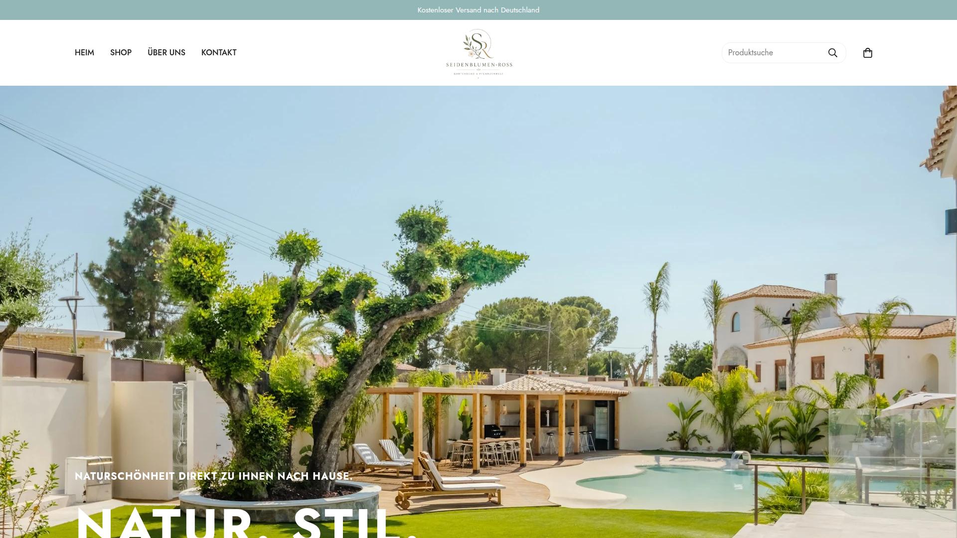 Screenshot seidenblumen-ross.com