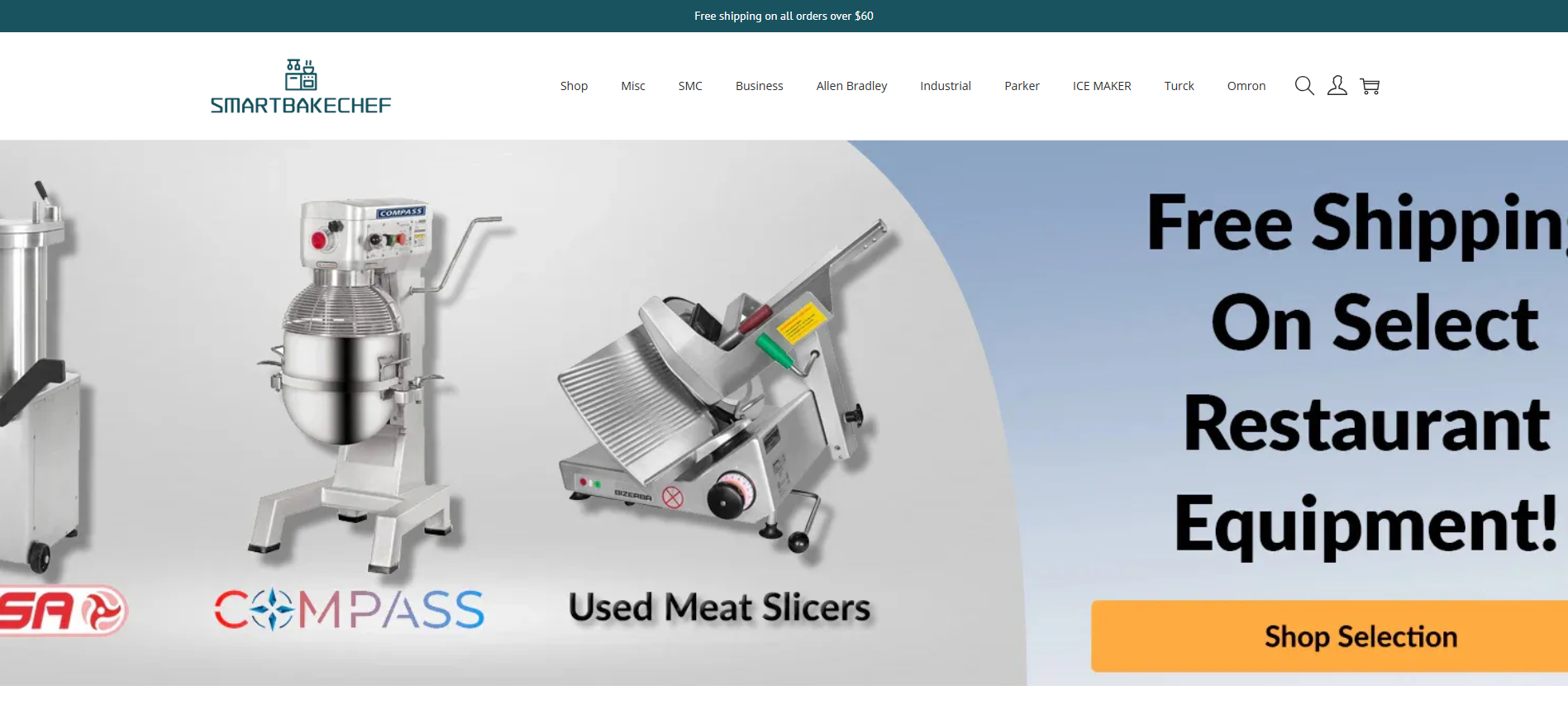 Screenshot smartbakechef.com