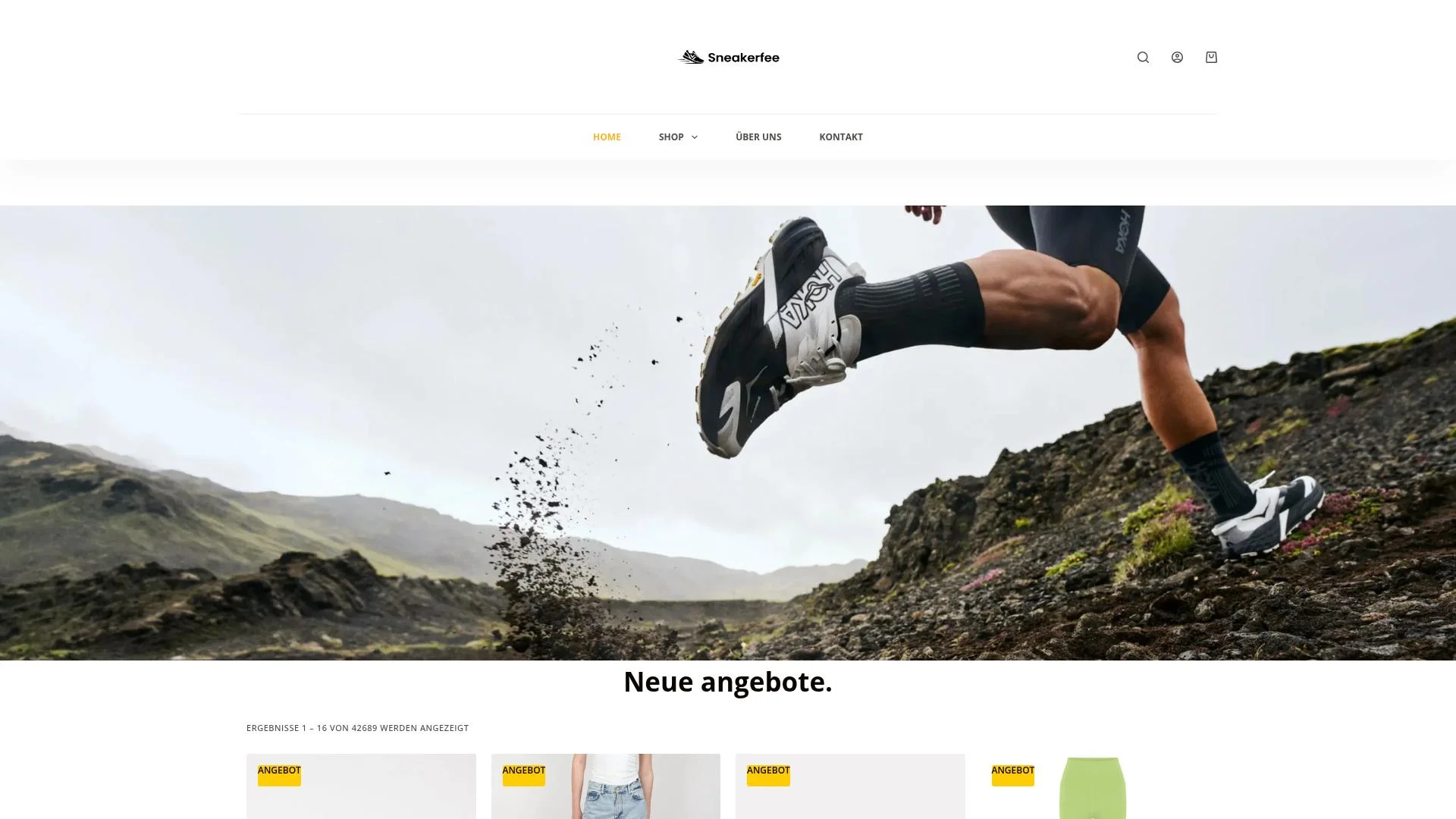 Screenshot sneakerfee.com