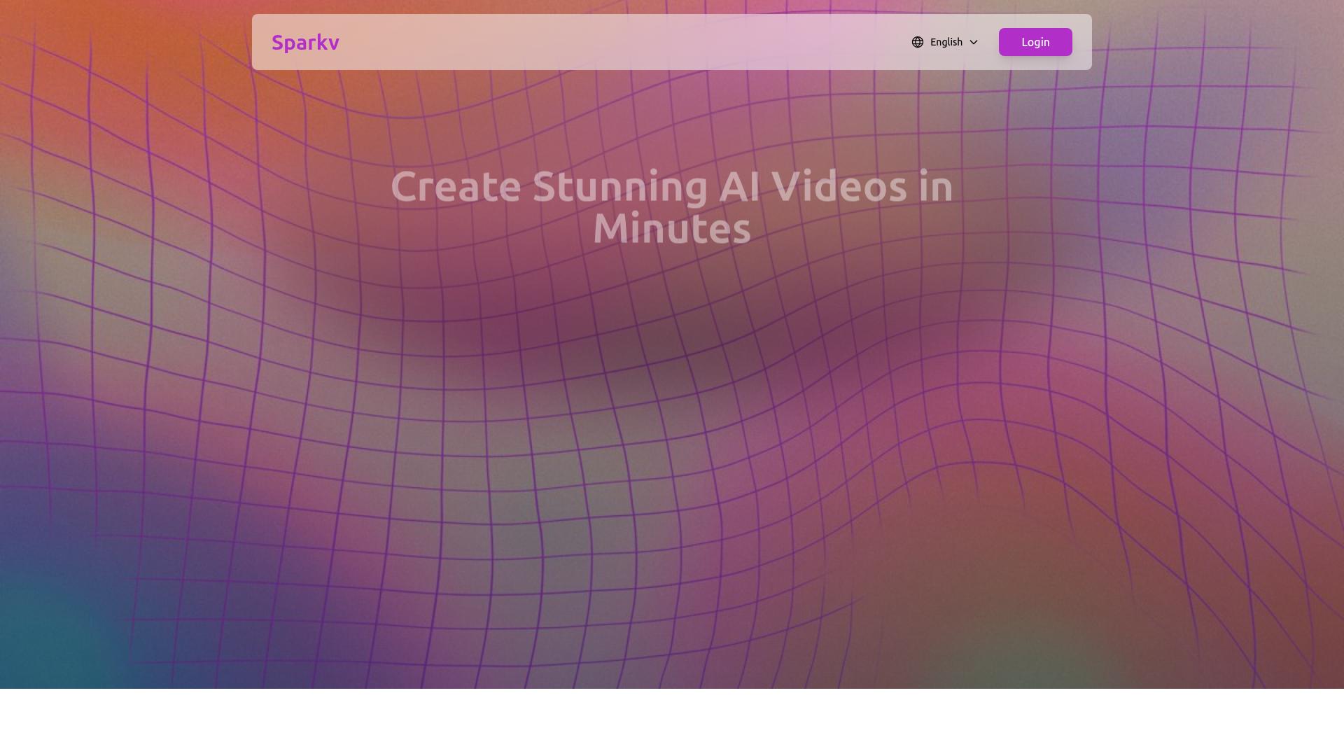 Screenshot sparkv.co