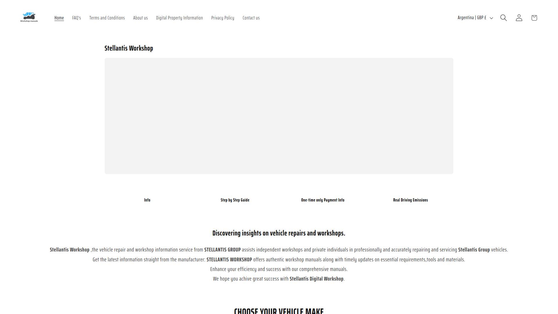Screenshot stellantis-workshop.com