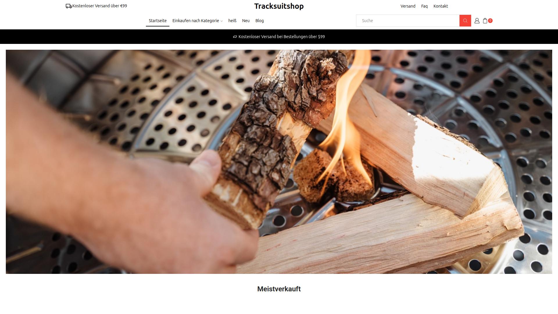 Screenshot tracksuitshop.de