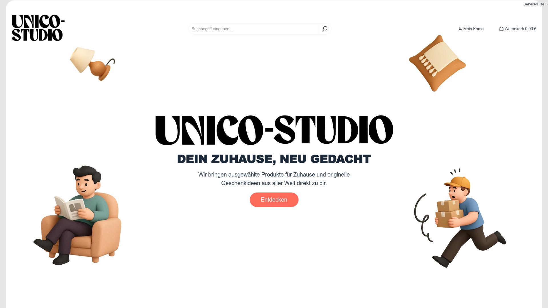 Screenshot unico-studio.com
