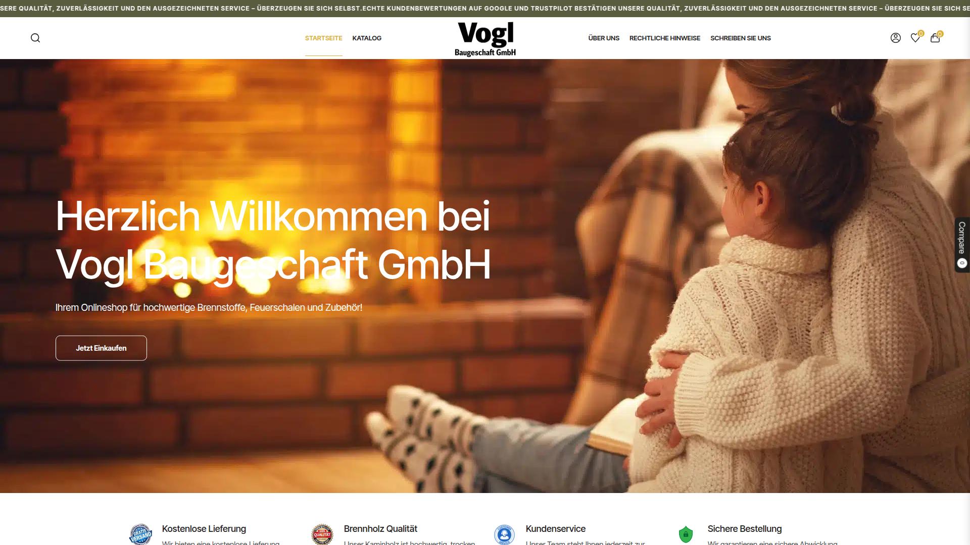 Screenshot voglbaugeschaftgmbh.de