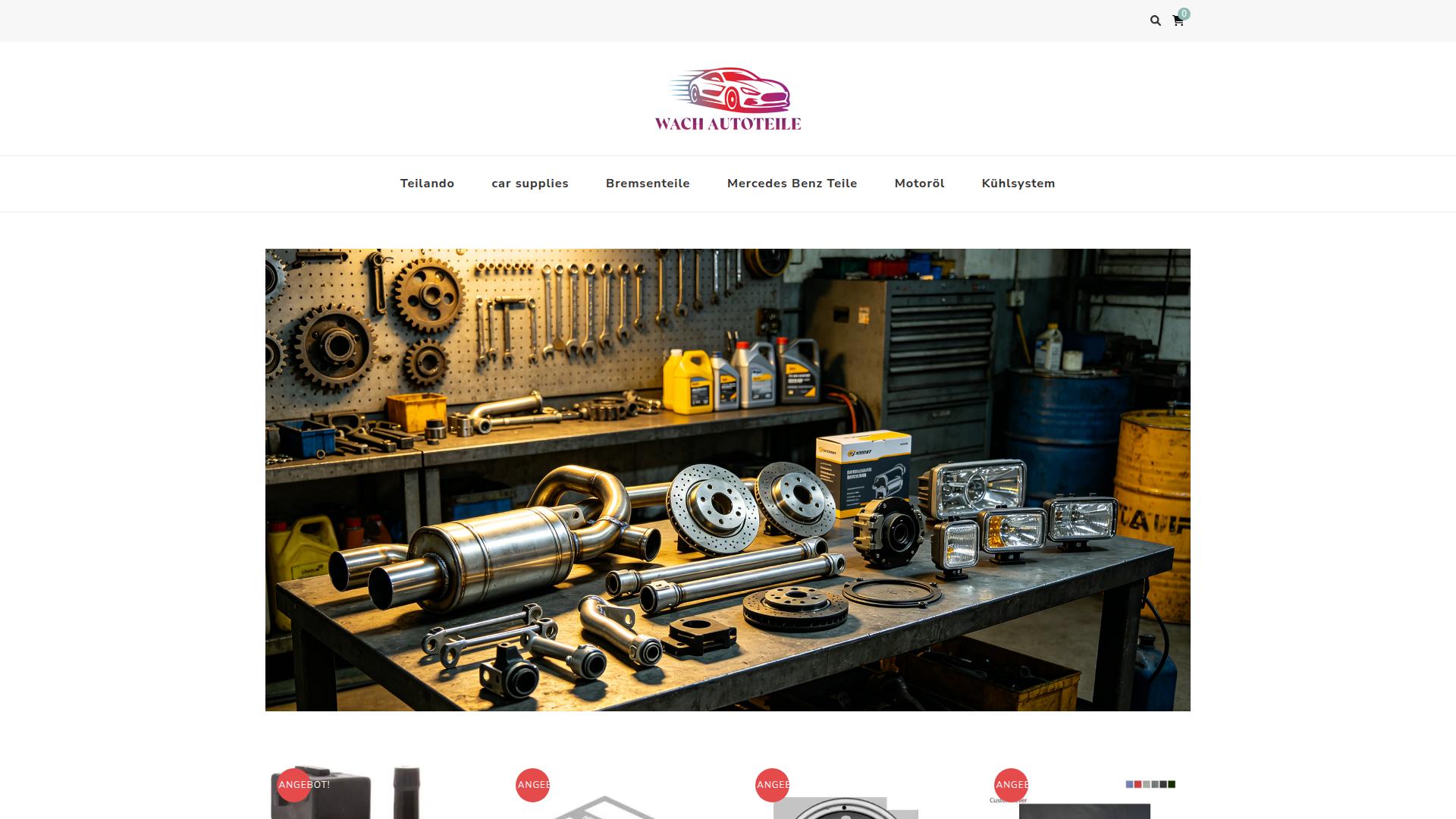 Screenshot wachautoteile.com