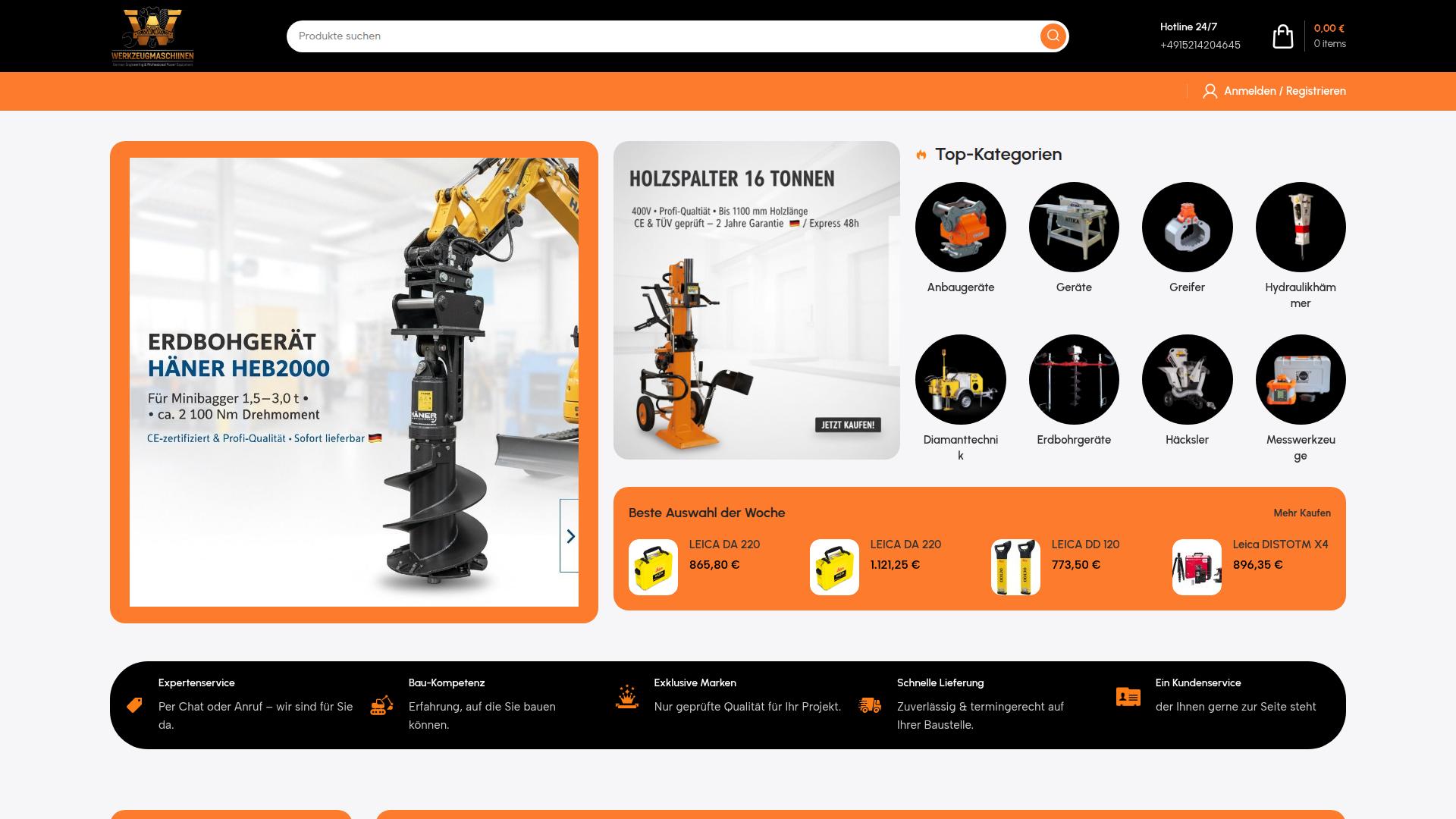 Screenshot werkzeug-und-maschinen.de