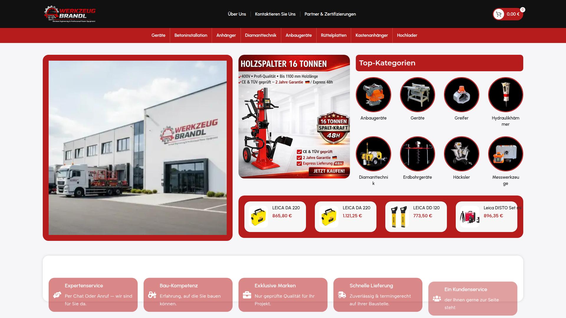Screenshot werkzeugbrandl.com