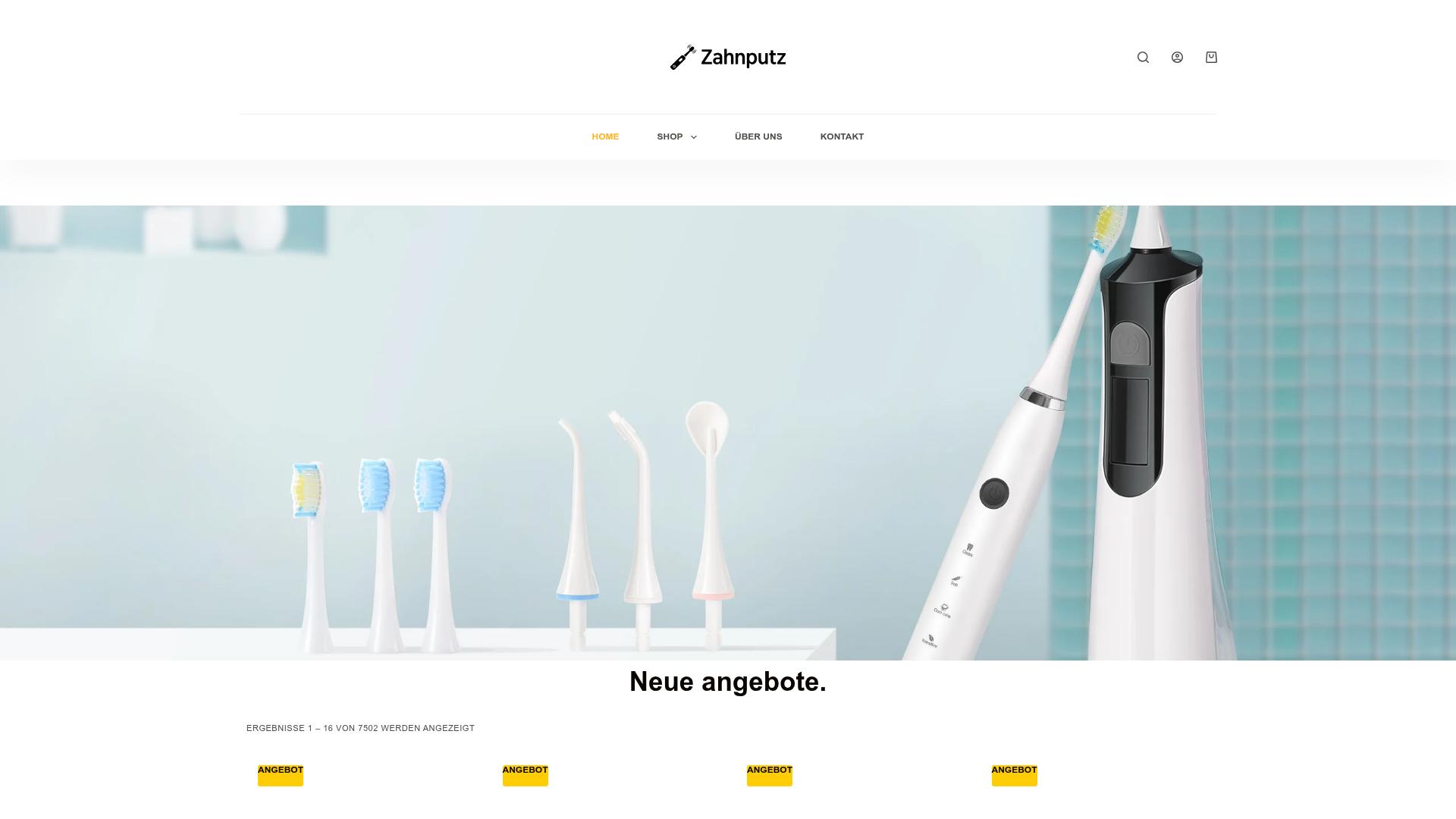 Screenshot zahnputz.com