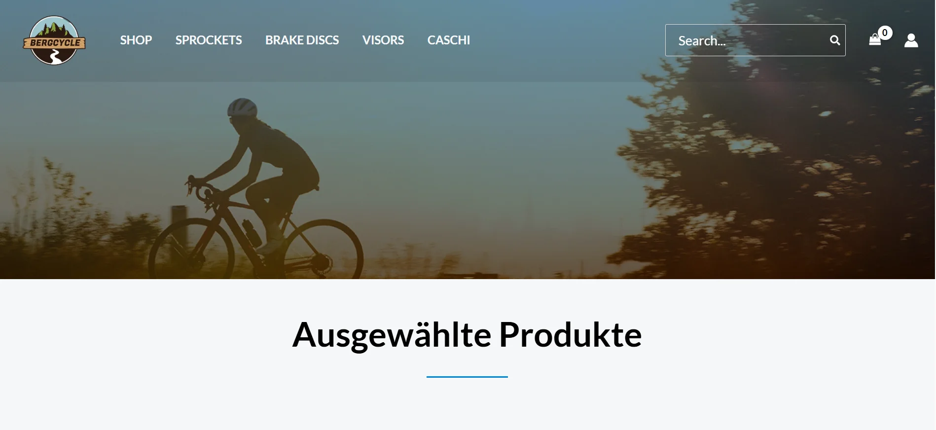 Screenshot bergcycle.com