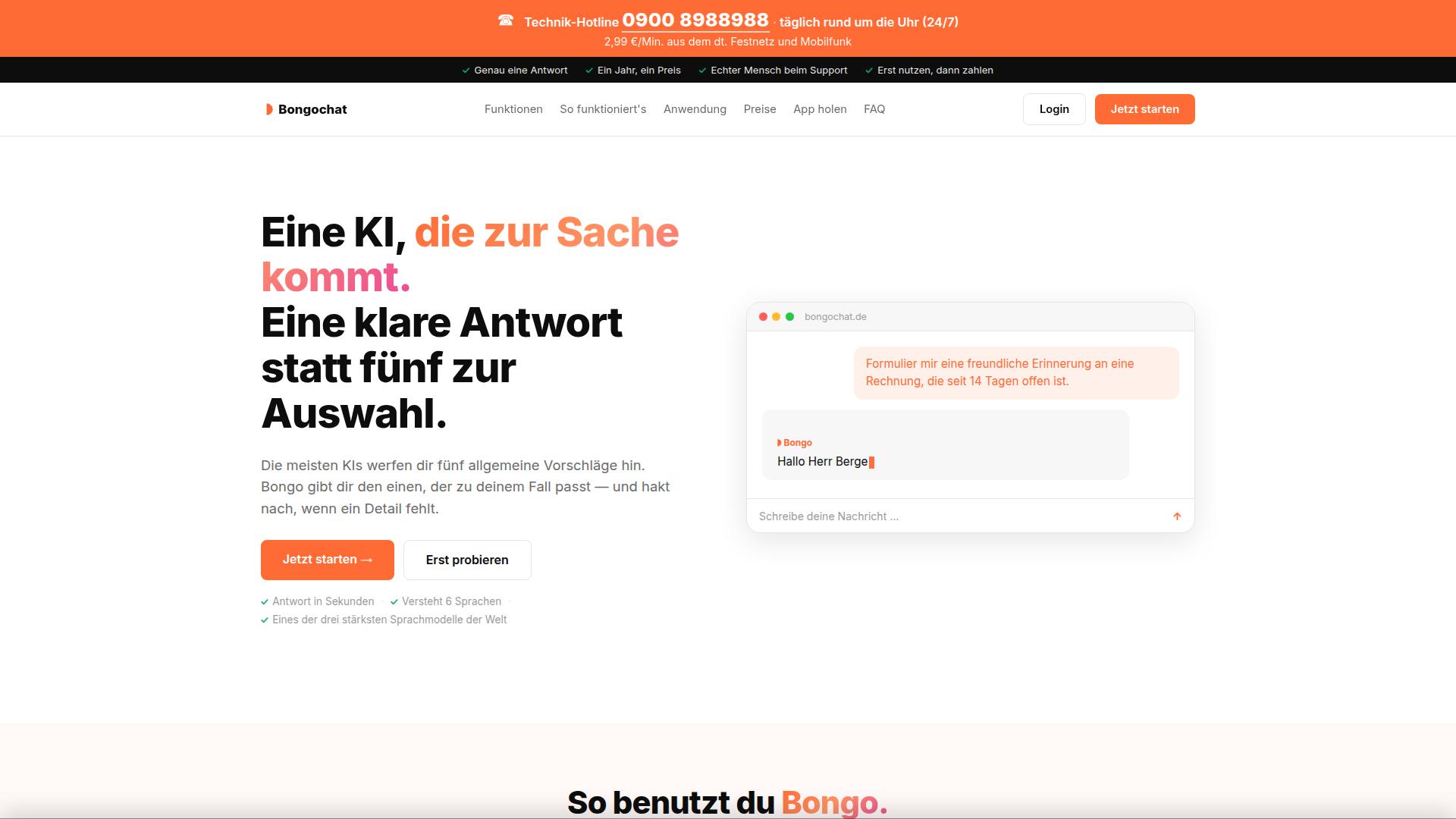 Screenshot bongochat.de