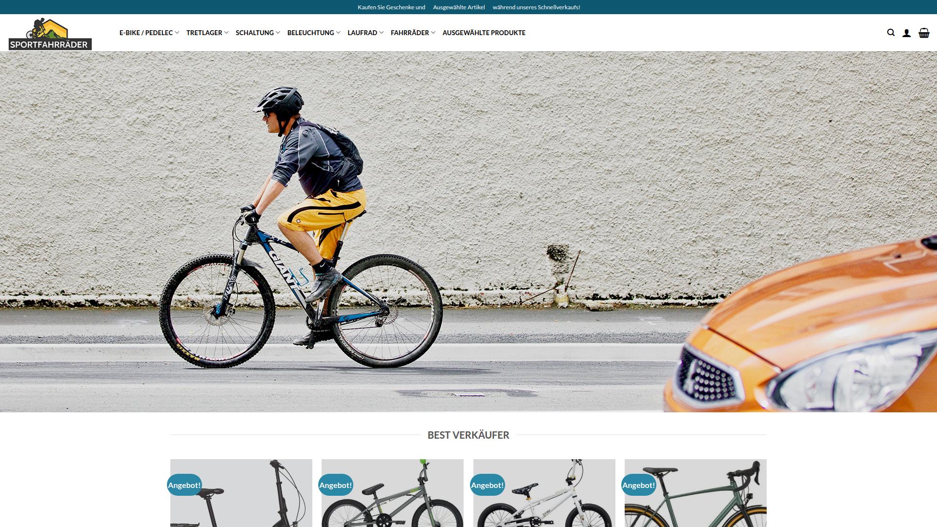 Screenshot fahrradersport.com