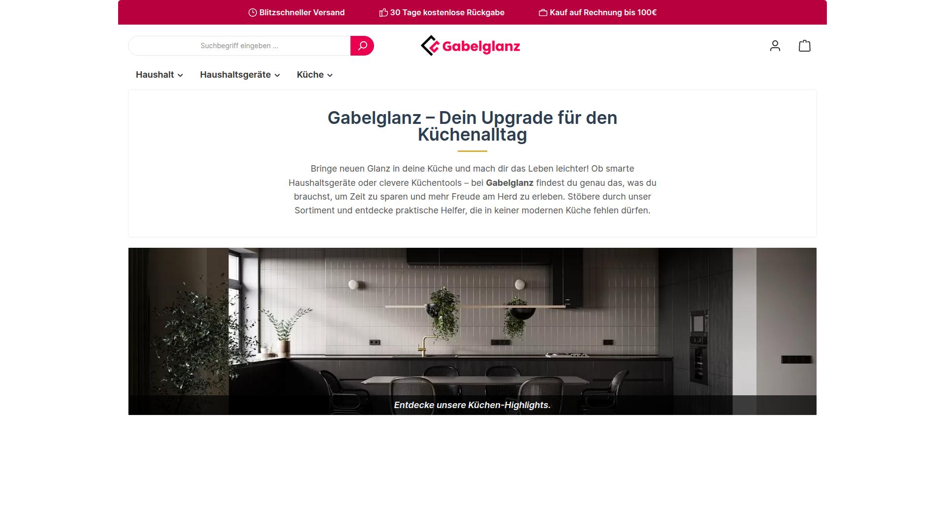 Screenshot gabelglanz.de