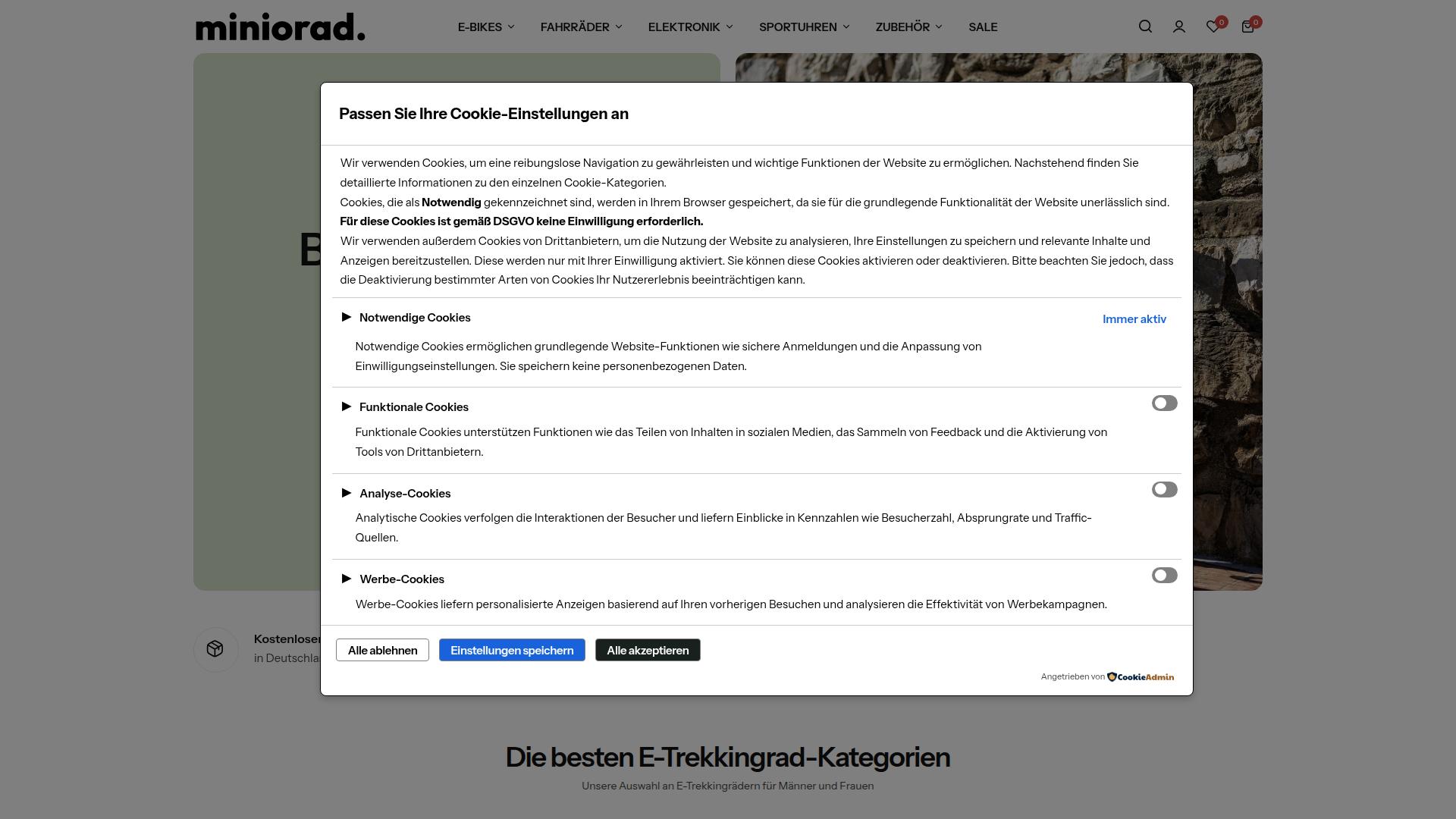 Screenshot miniorad.de
