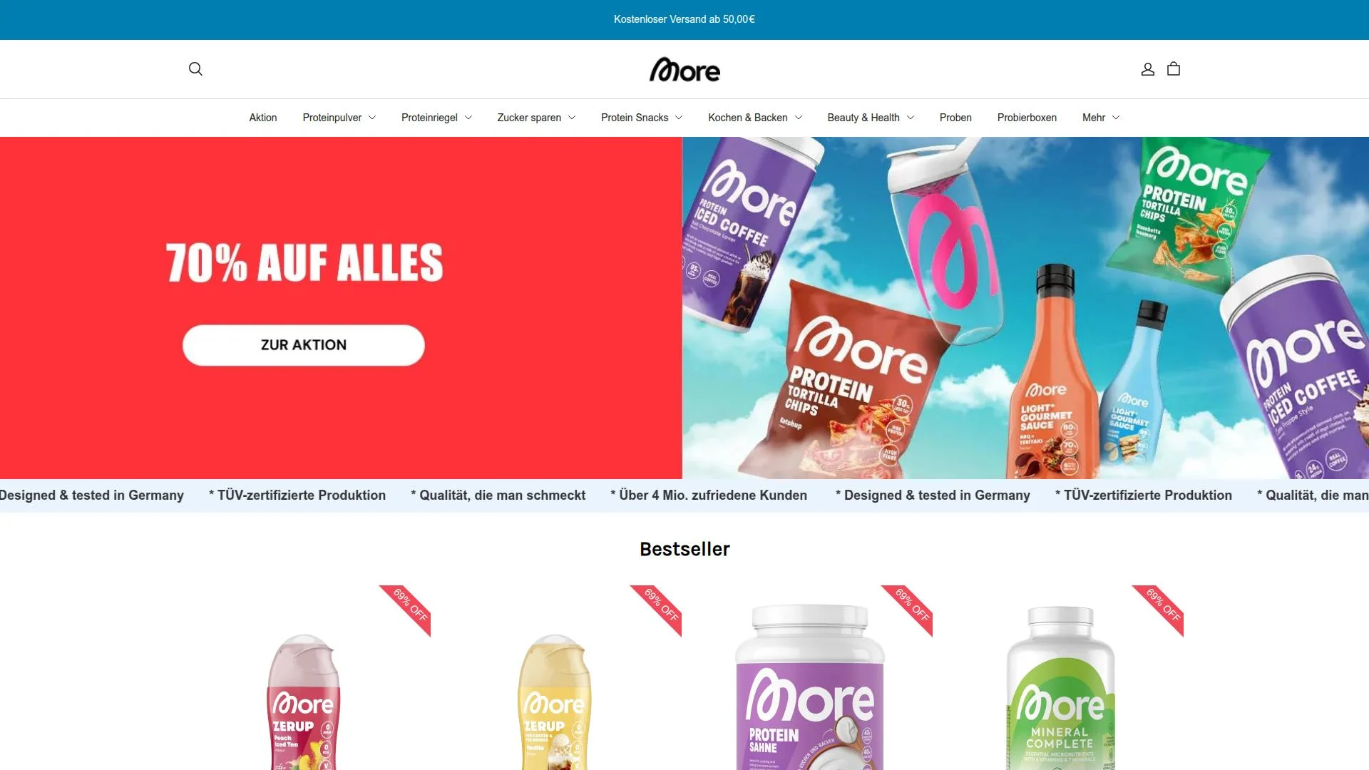 Screenshot morenutritiion.shop