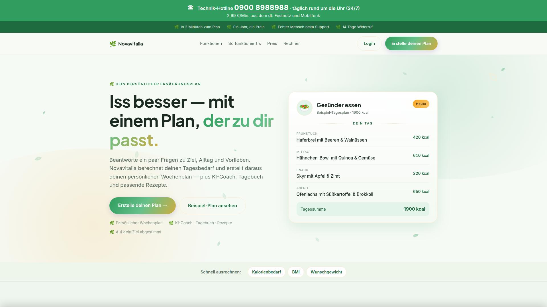 Screenshot novavitalia.de