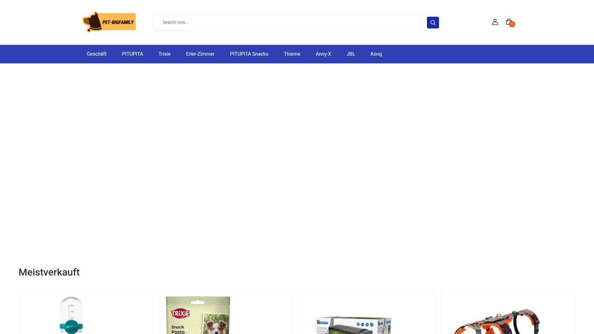 Screenshot pet-bigfamily.com