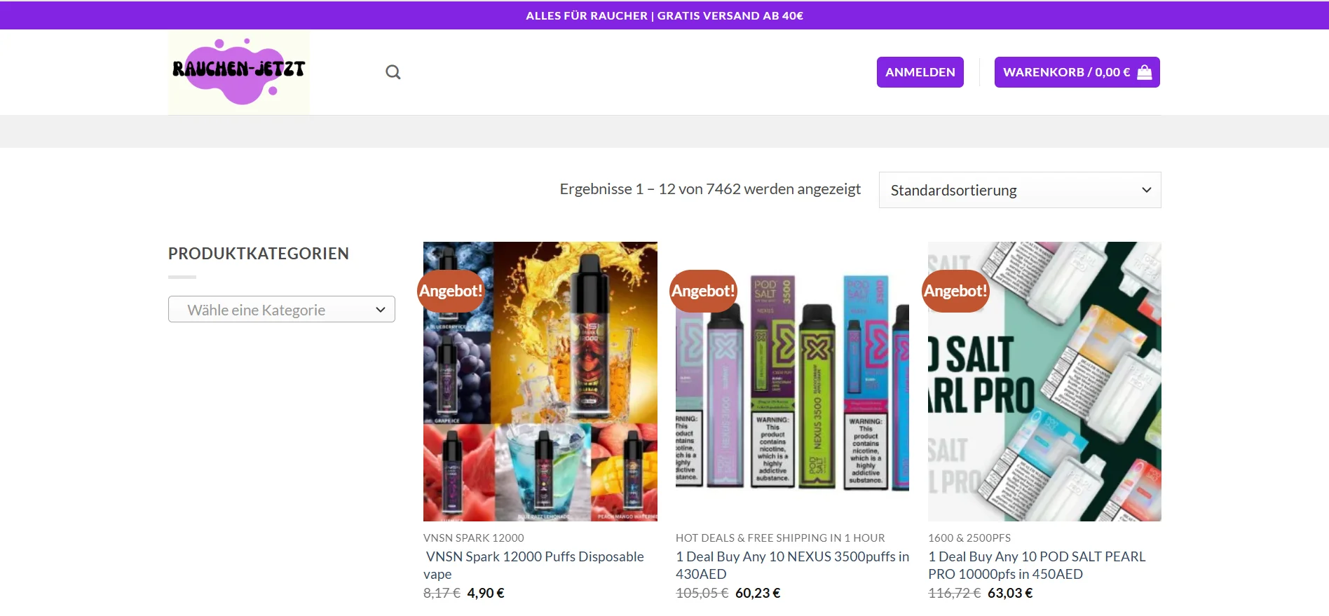 Screenshot rauchen-jetzt.de