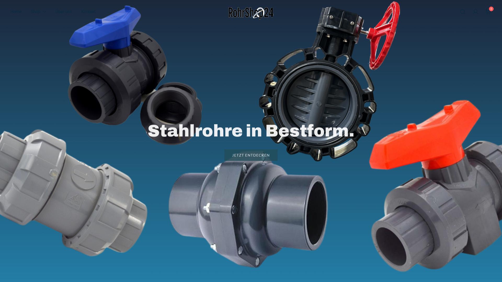 Screenshot rohrshop24.com