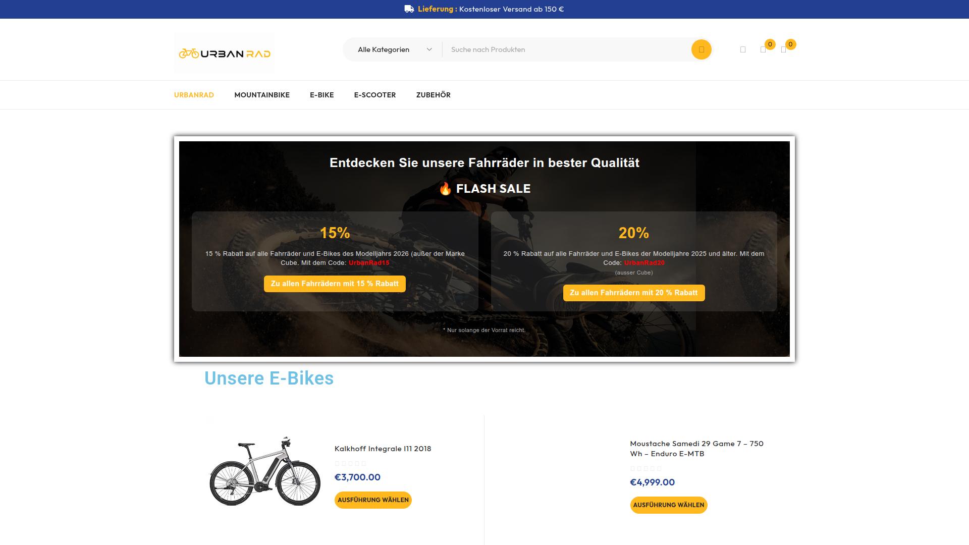 Screenshot urban-rad.com