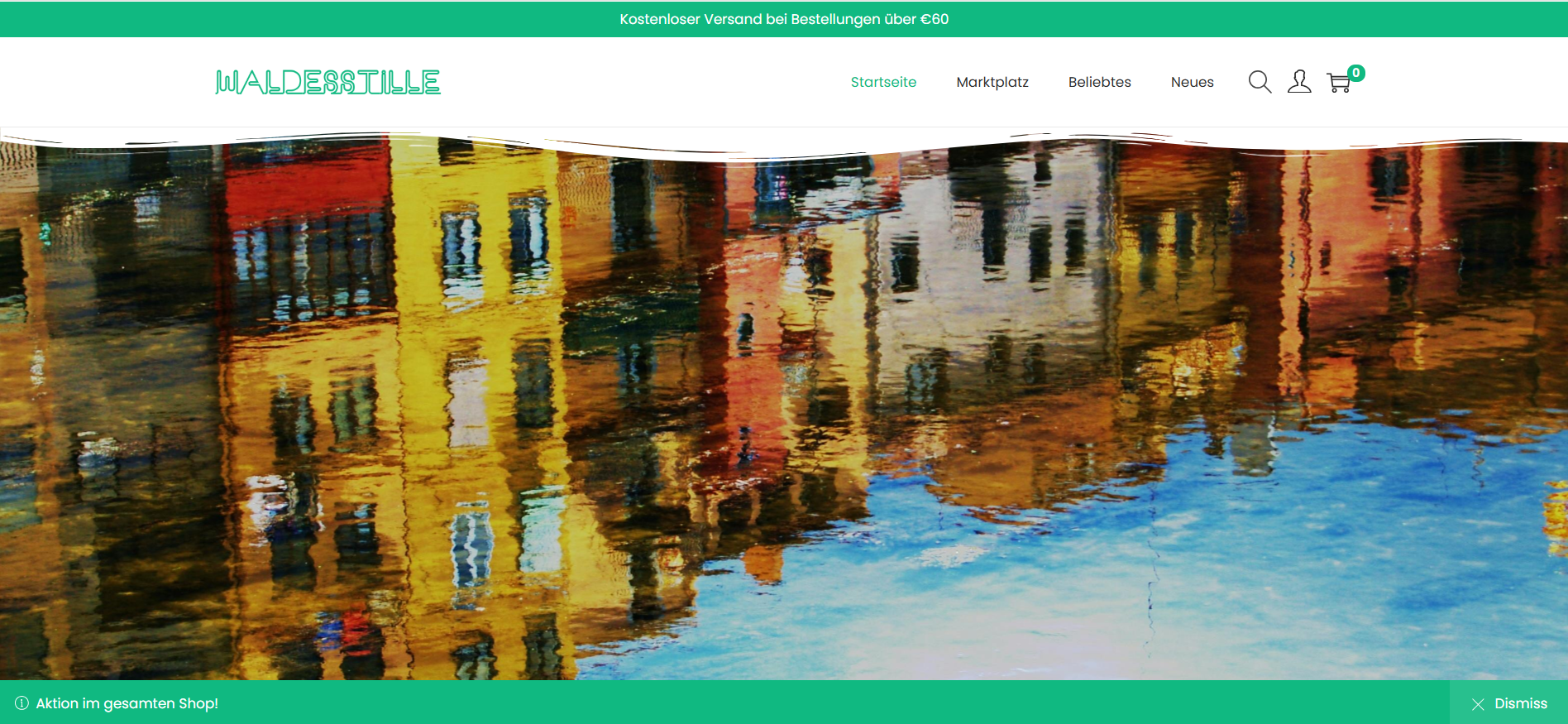 Screenshot waldesstille.com