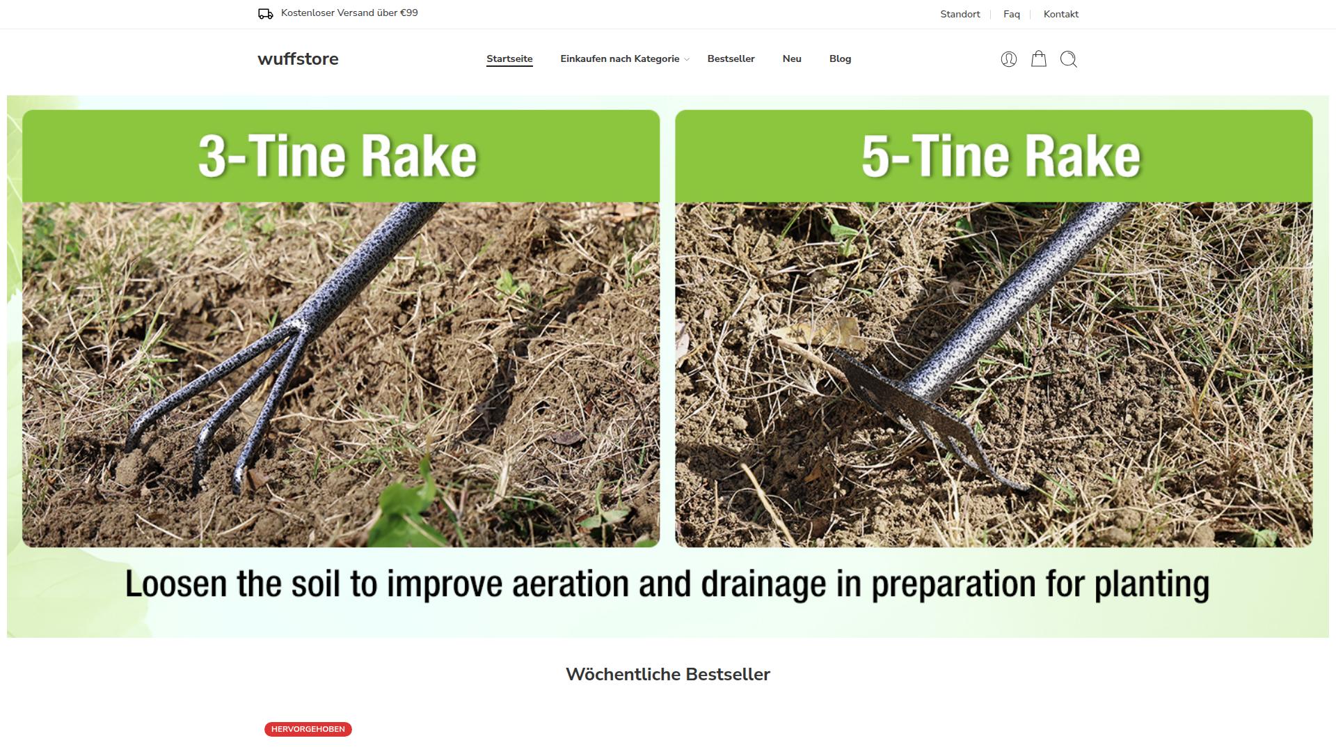 Screenshot wuffstore.de