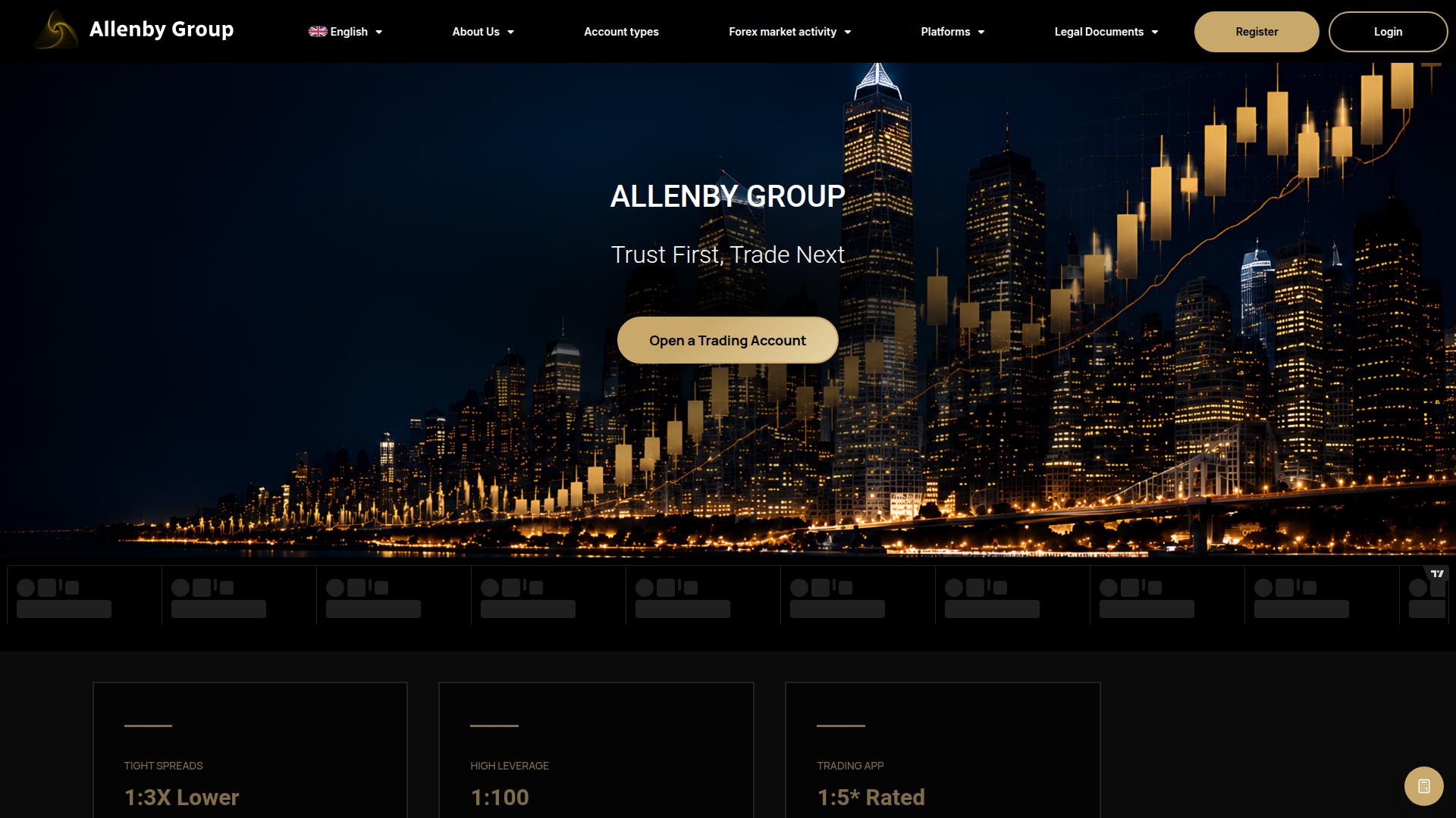 Screenshot allenbygroup.com