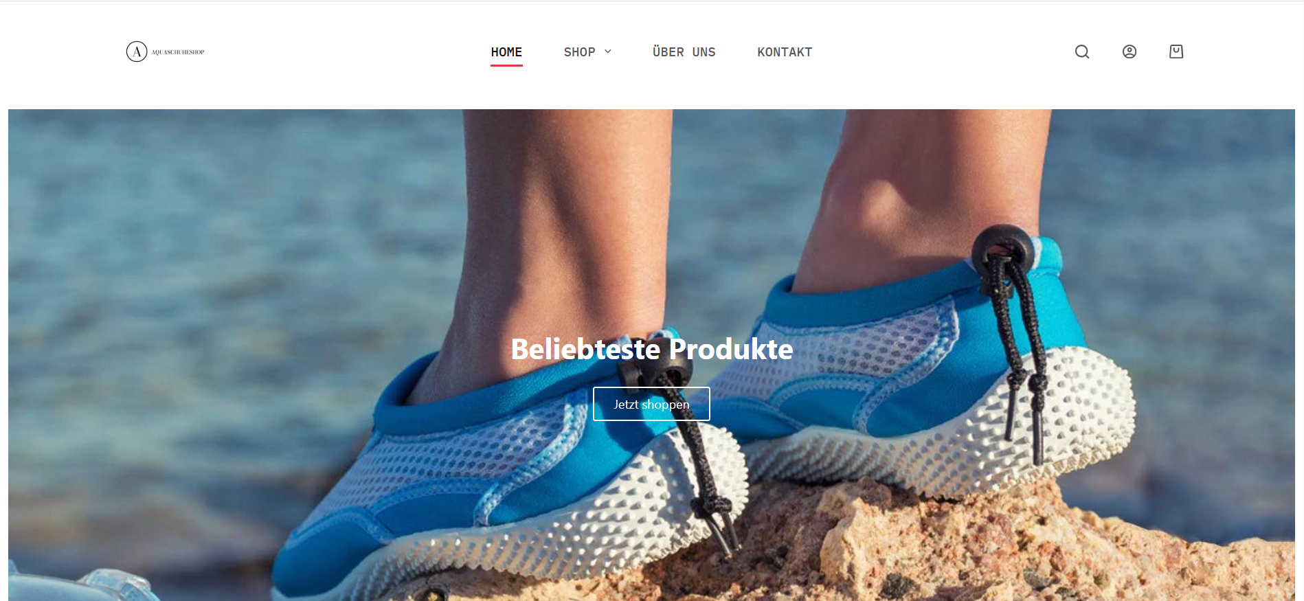 Screenshot aquaschuheshop.com