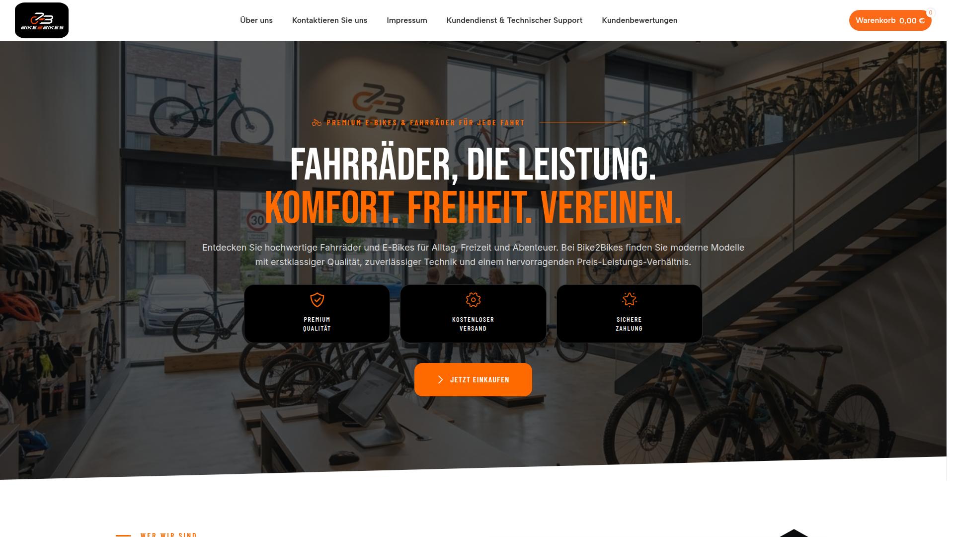 Screenshot bike2bikes.com