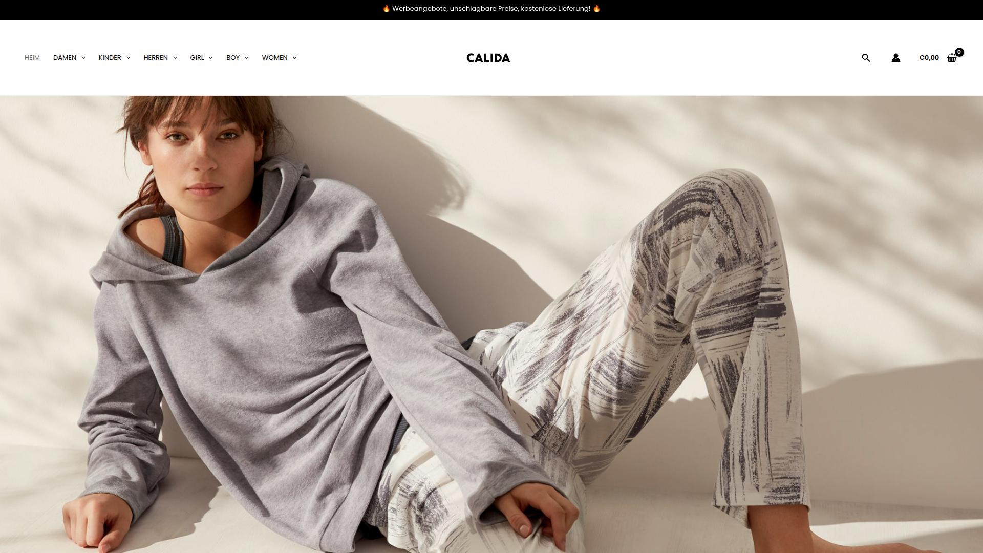 Screenshot calidagermany.com