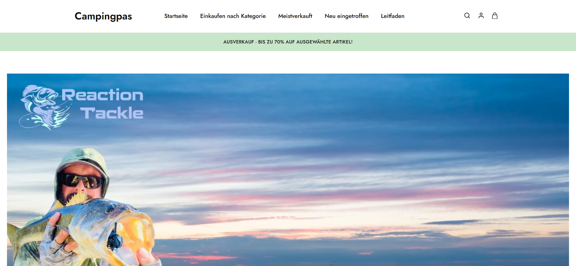 Screenshot campingpas.de
