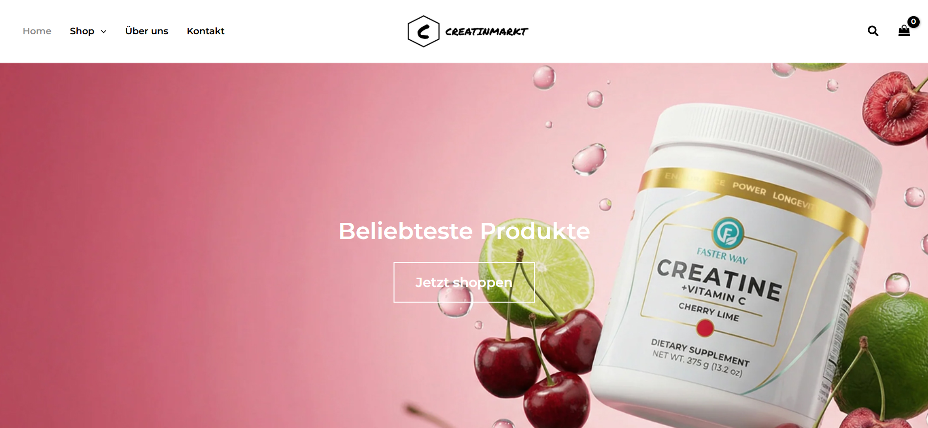 Screenshot creatinmarkt.com